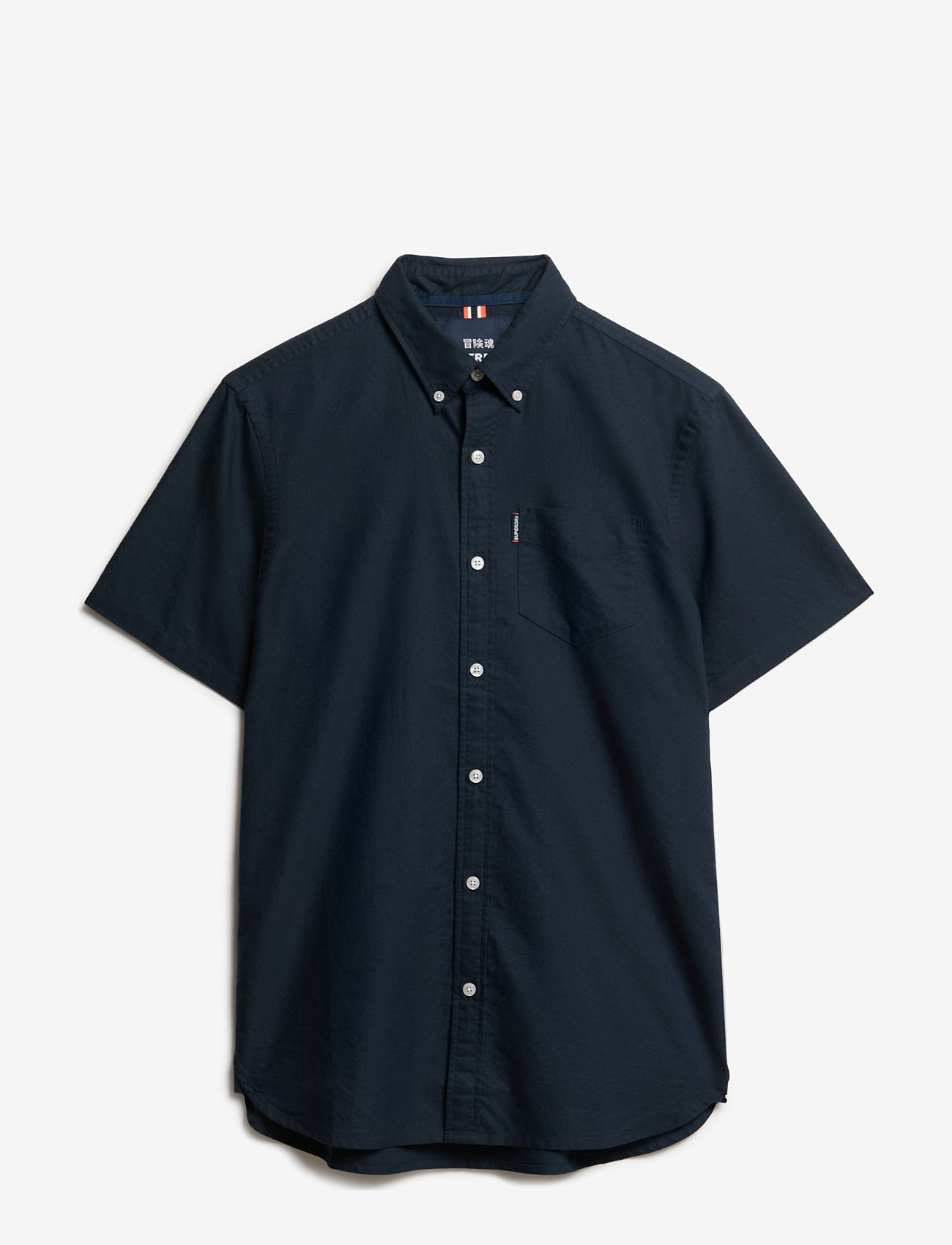 Superdry - OXFORD S/S SHIRT - lühikeste varrukatega särgid - eclipse navy - 1