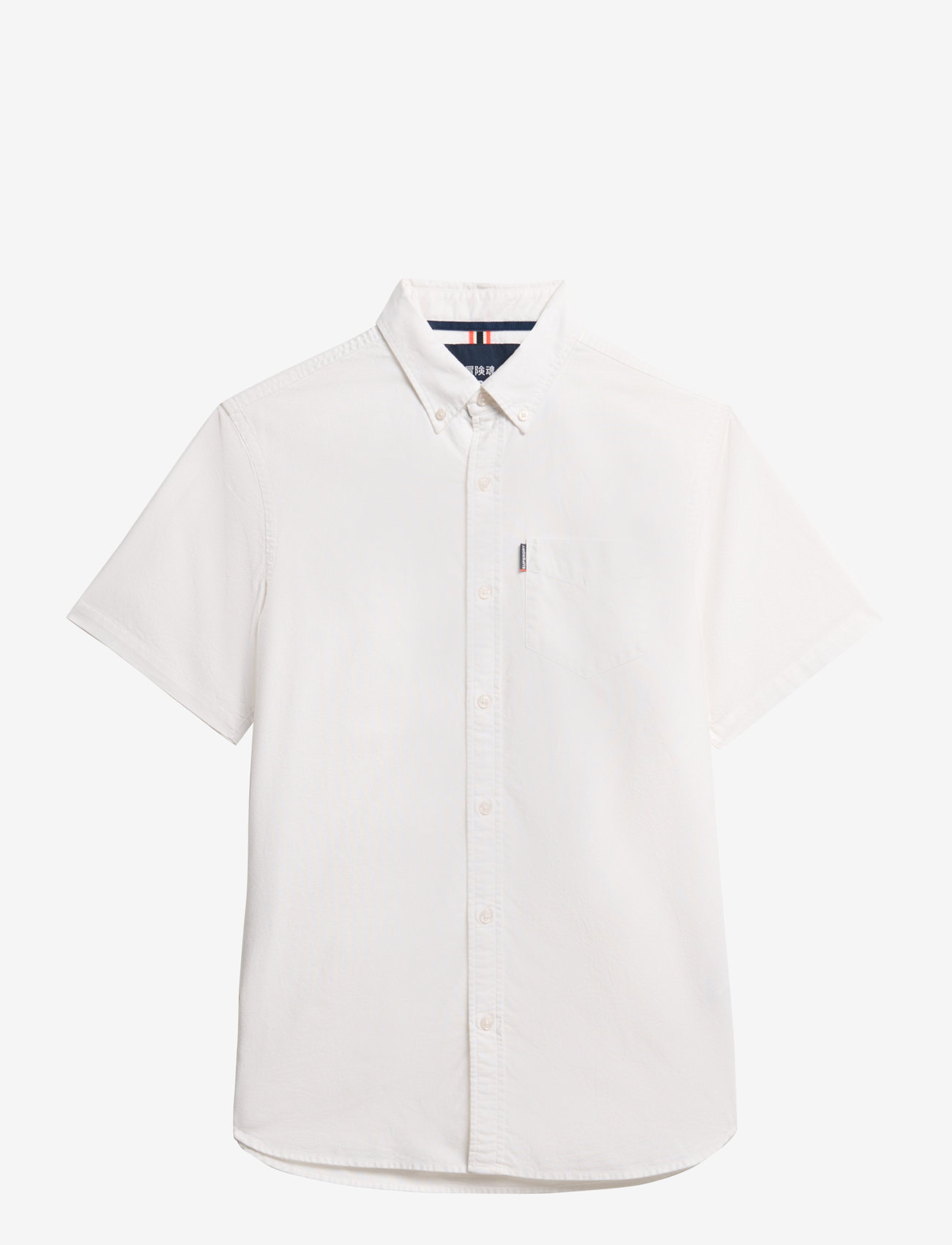Superdry - OXFORD S/S SHIRT - kortærmede skjorter - optic - 1