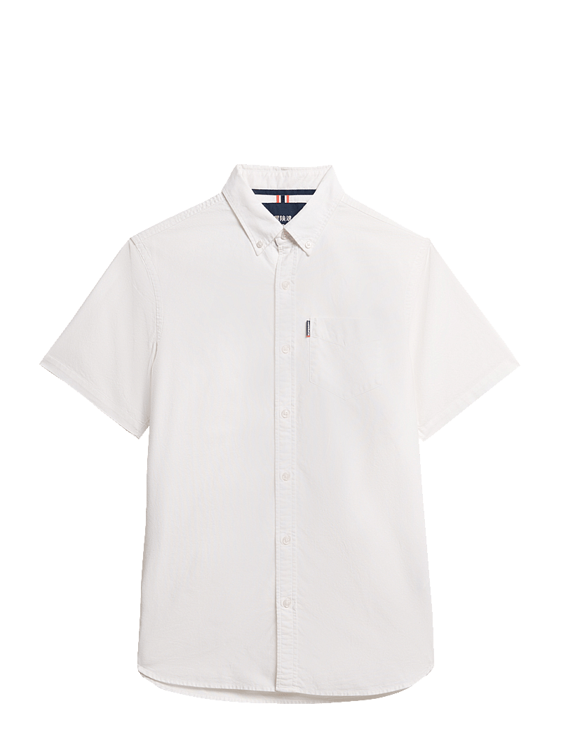 Superdry - OXFORD S/S SHIRT - kortærmede skjorter - optic - 1