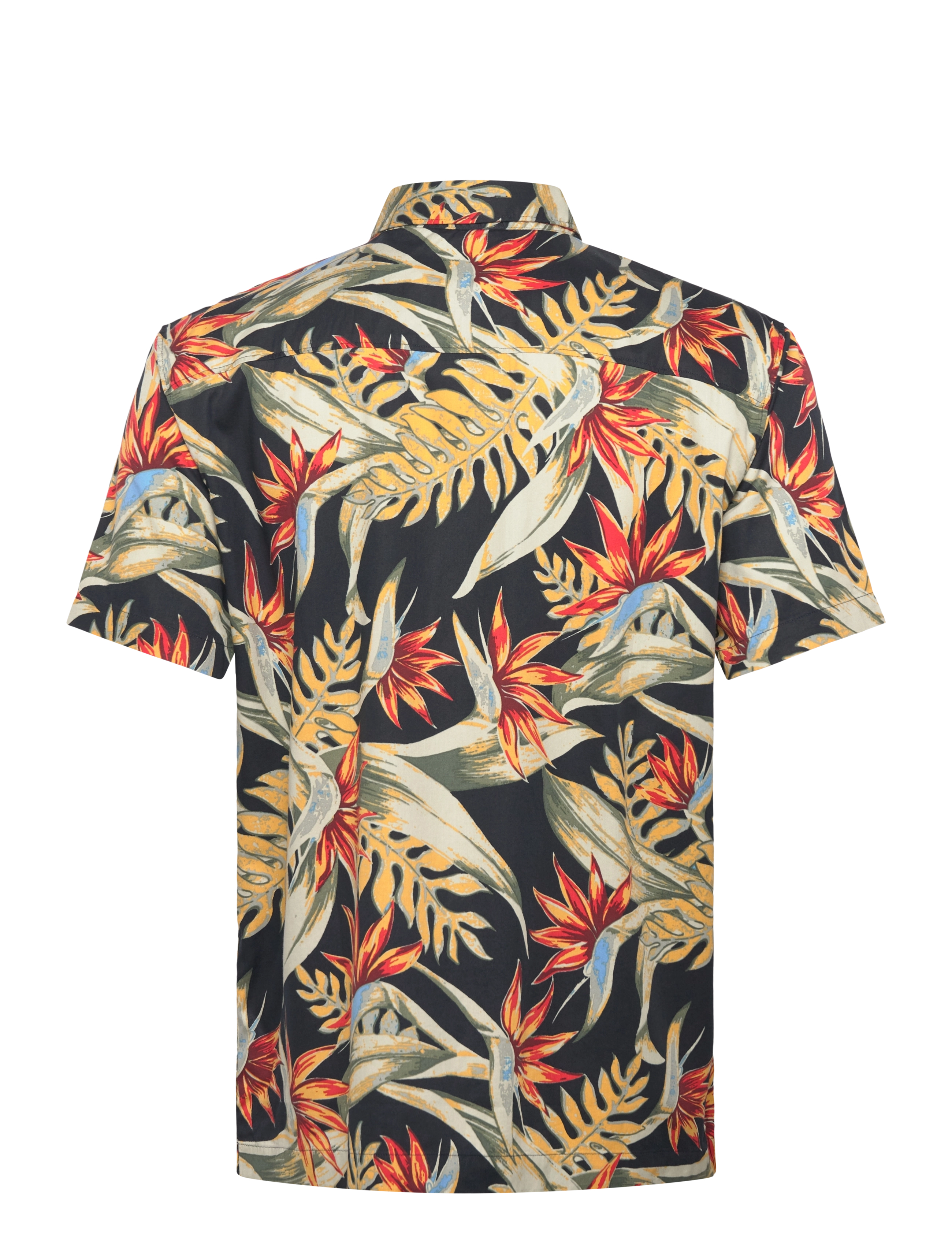 Superdry - HAWAIIAN PRINT SHIRT - kurzarmhemden - bird of paradise navy - 2