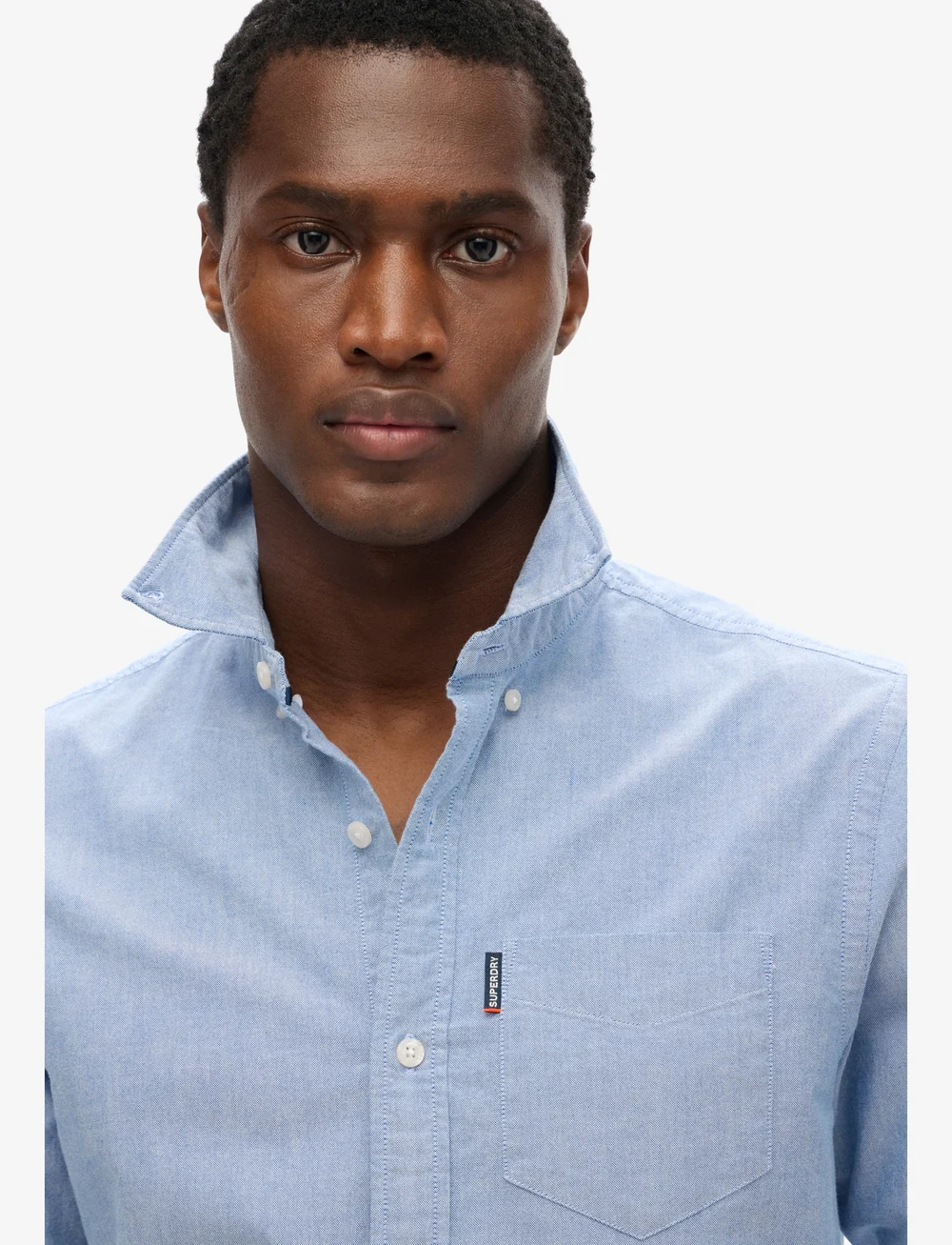 Superdry - ESSENTIALS OXFORD SHIRT - oxford-hemden - azure blue chambray oxford - 2
