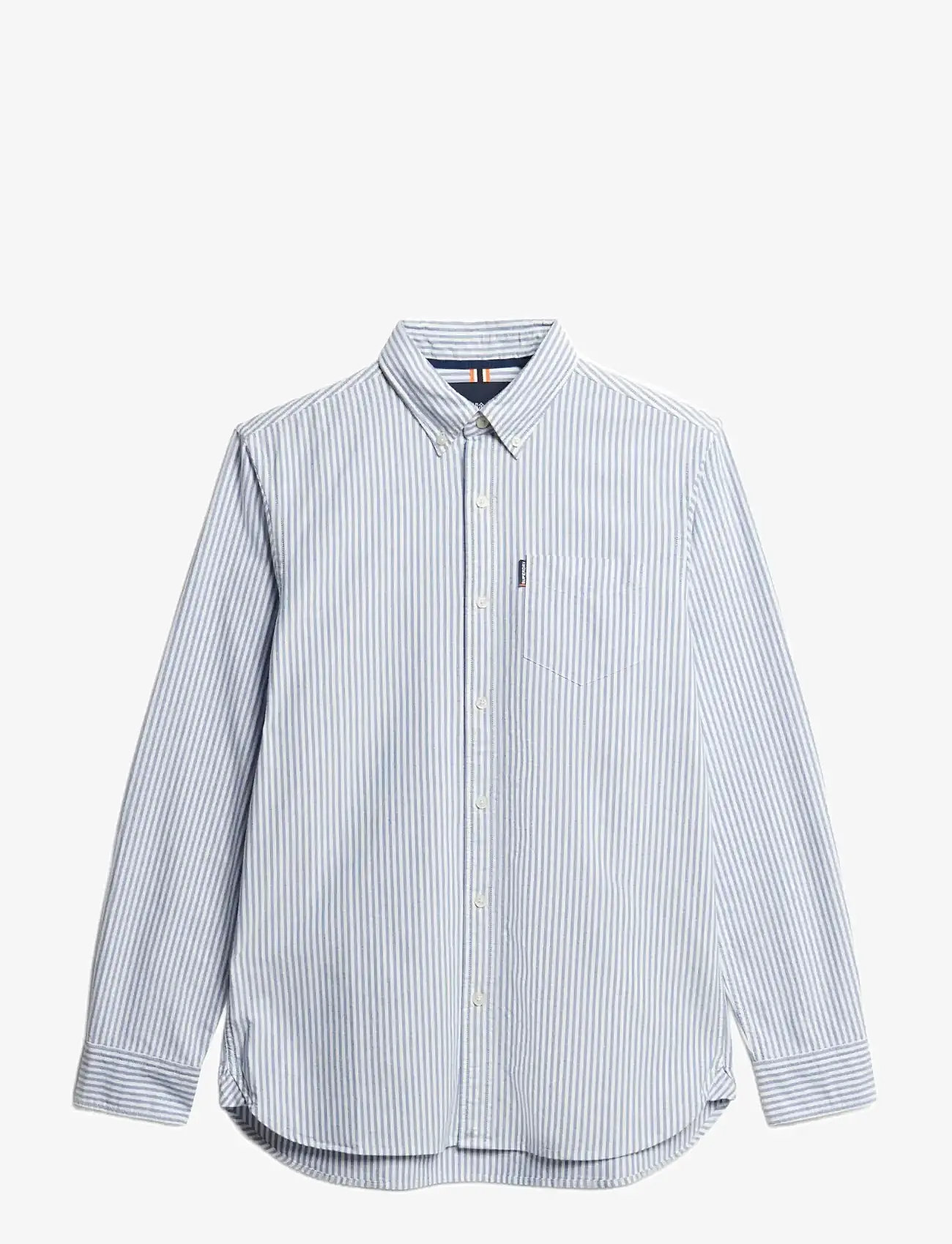 Superdry - ESSENTIALS OXFORD SHIRT - oxford-skjortor - azure blue stripe oxford - 1