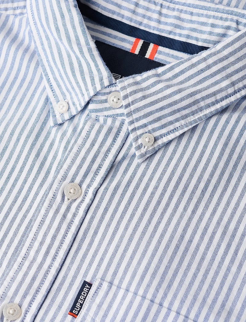 Superdry - ESSENTIALS OXFORD SHIRT - oxford-skjortor - azure blue stripe oxford - 5