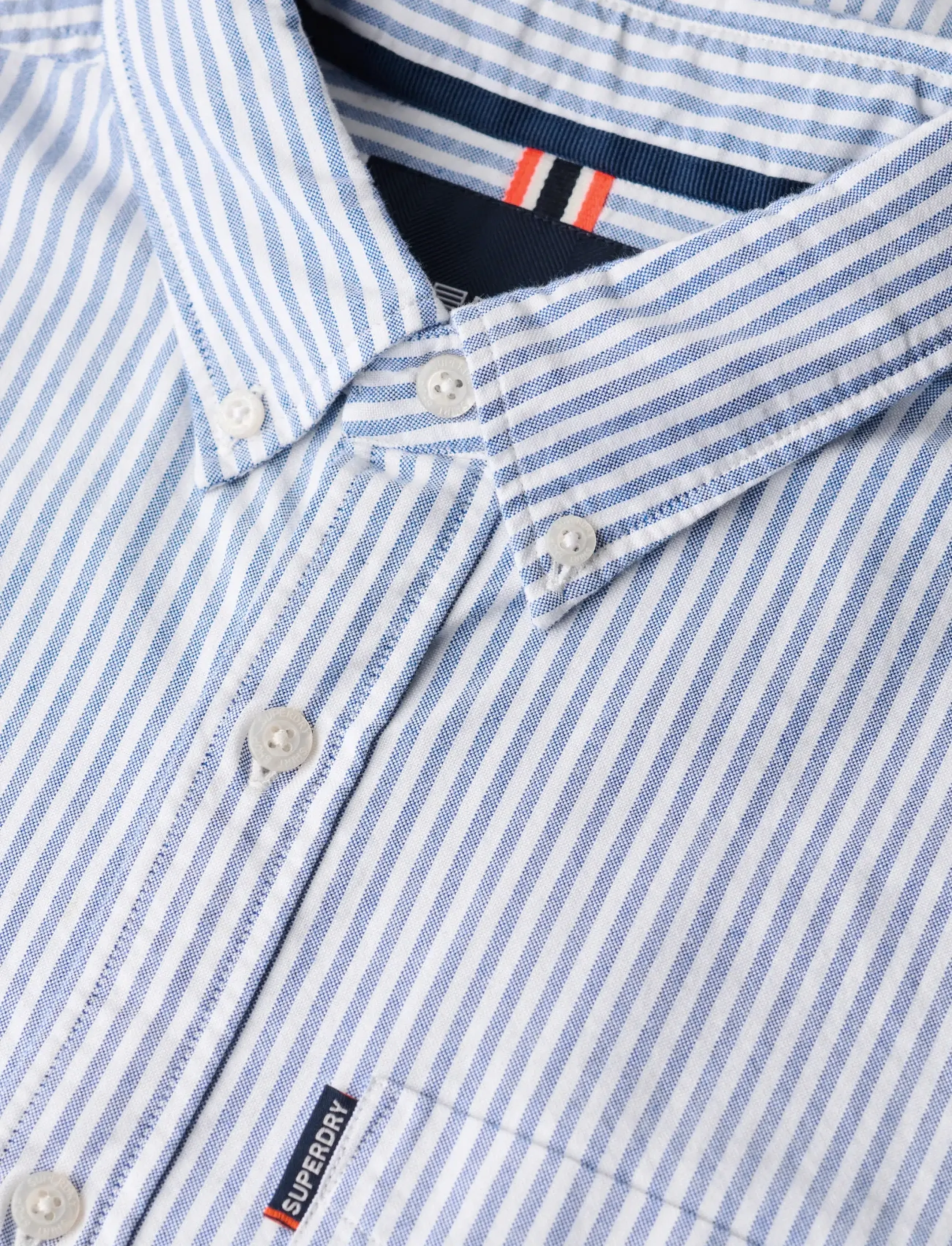 Superdry - ESSENTIALS OXFORD SHIRT - oxford shirts - azure blue stripe oxford - 5