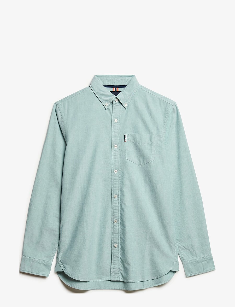 Superdry - ESSENTIALS OXFORD SHIRT - oxford-hemden - peppermint chambray oxford - 1