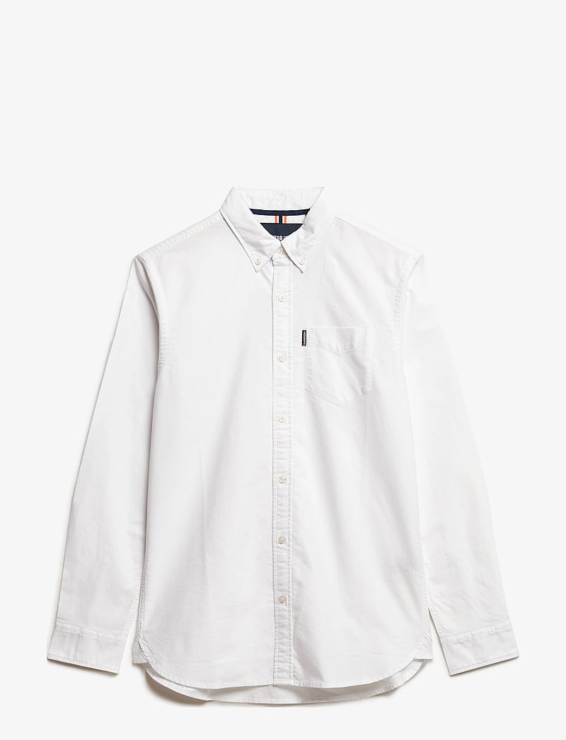 Superdry - ESSENTIALS OXFORD SHIRT - oxford-kauluspaidat - optic white oxford - 1