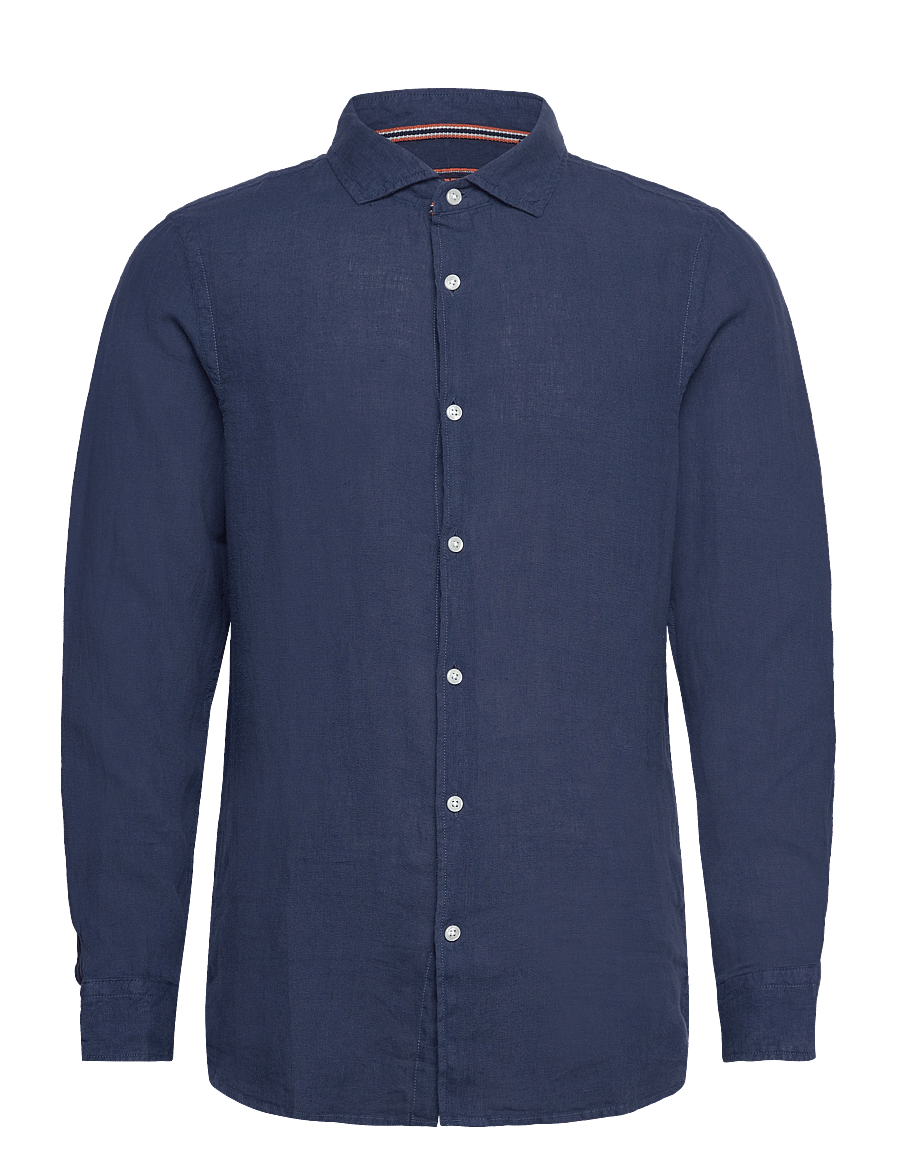 Superdry - VACATION L/S LINEN SHIRT - navy - 1