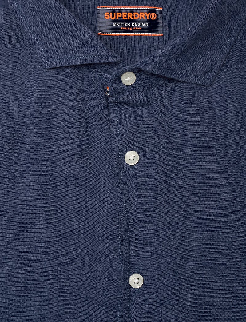 Superdry - VACATION L/S LINEN SHIRT - hørskjorter - navy - 3