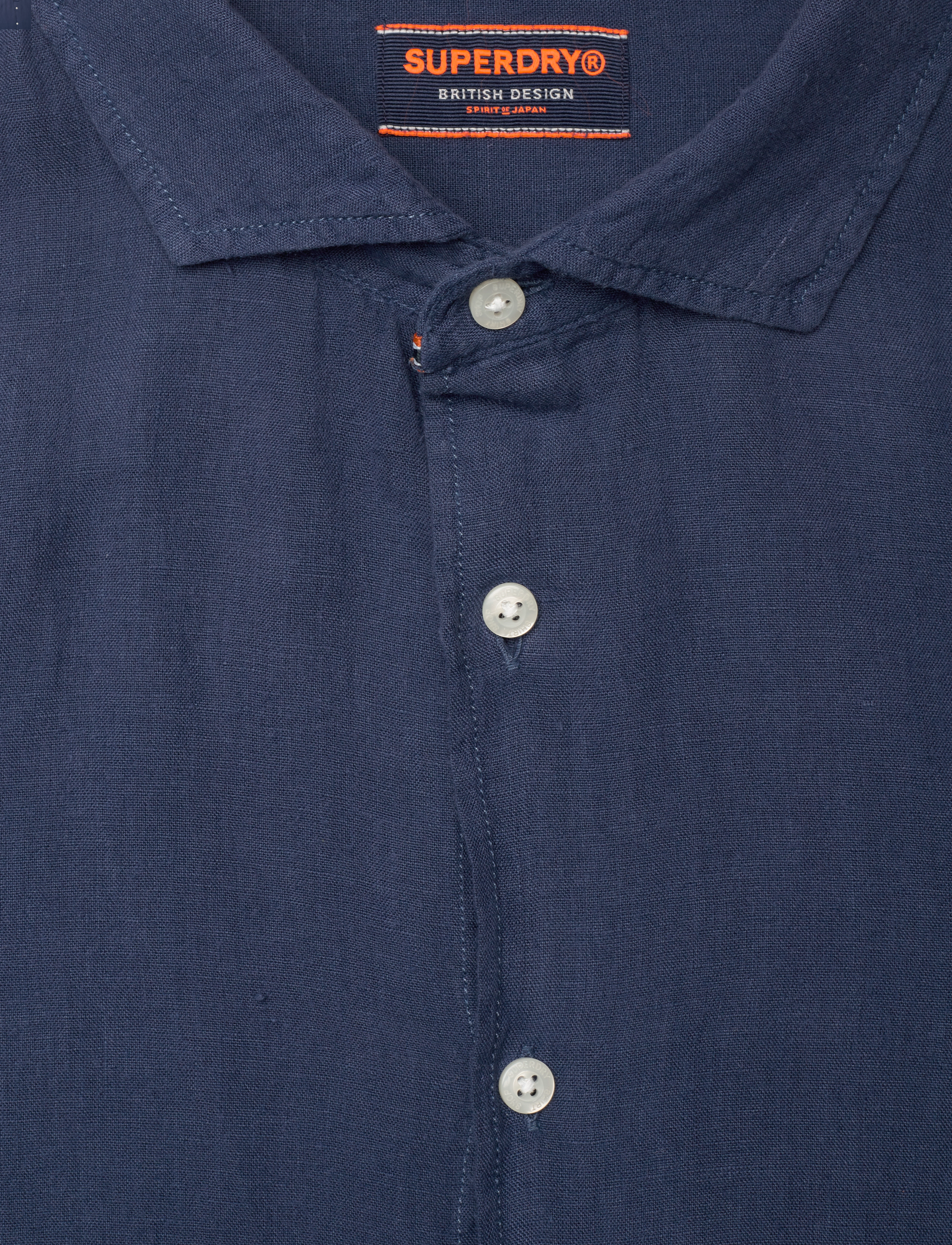 Superdry - VACATION L/S LINEN SHIRT - navy - 3