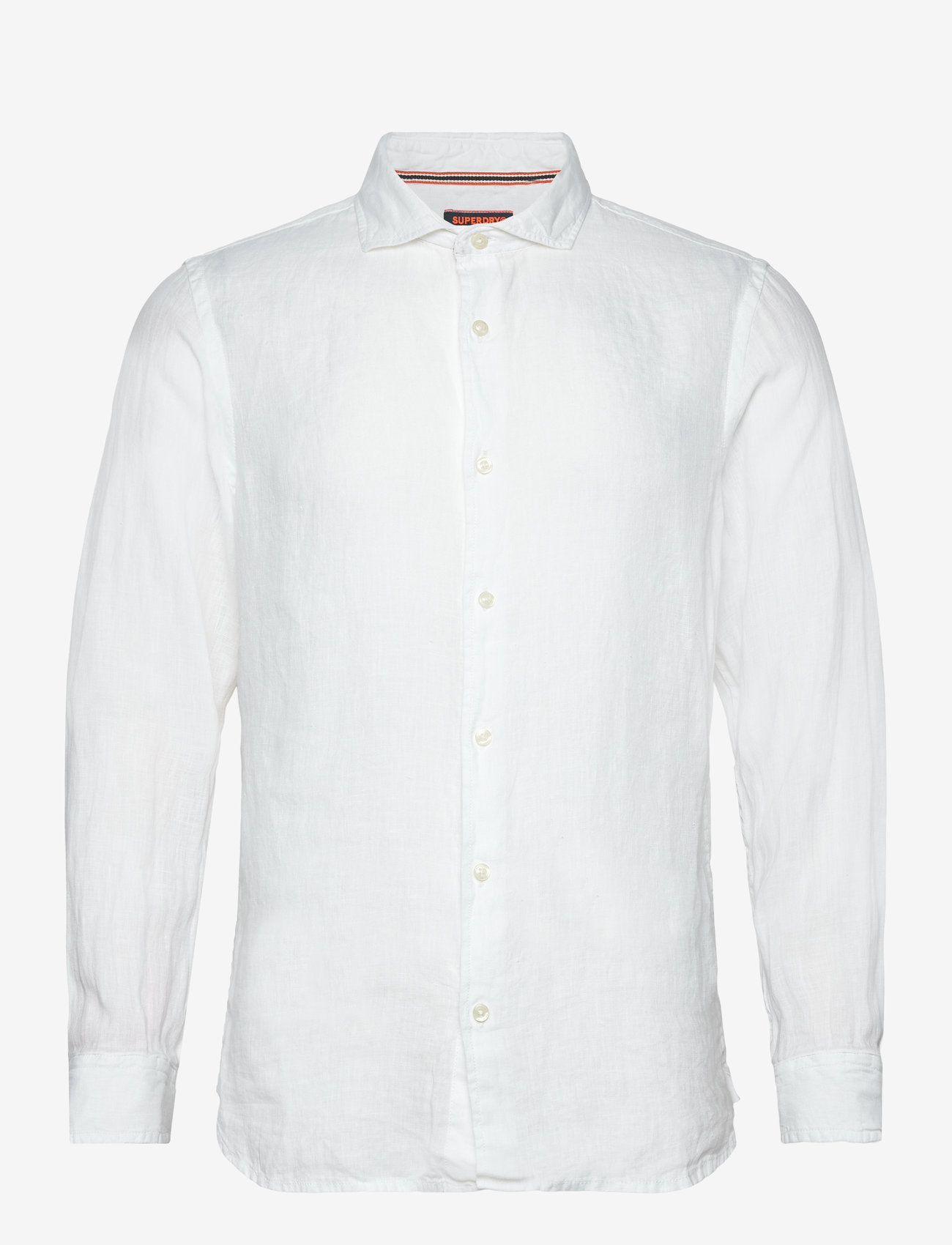 Superdry - VACATION L/S LINEN SHIRT - hørskjorter - optic - 1