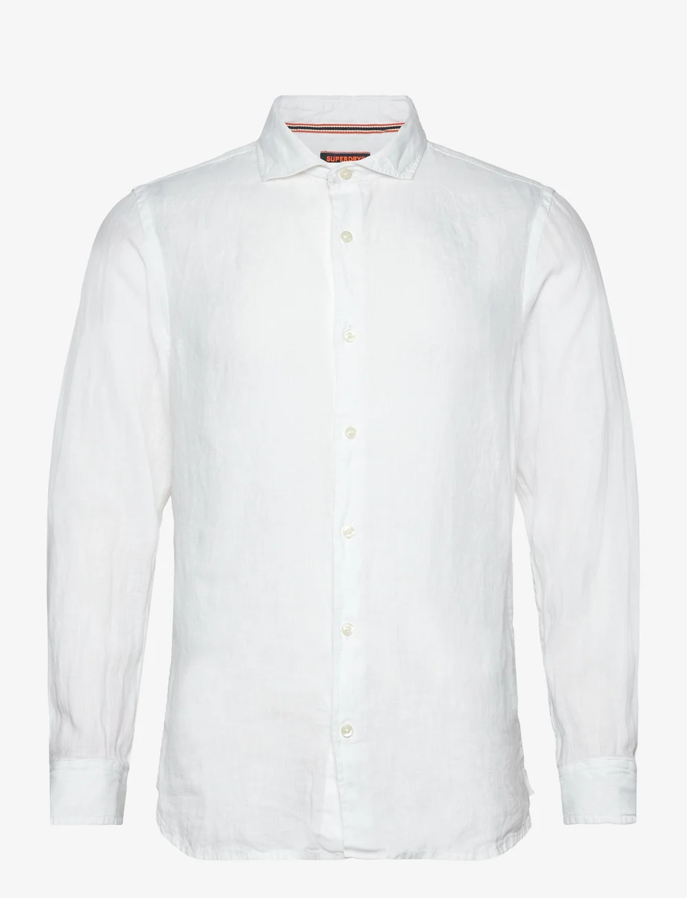 Superdry - VACATION L/S LINEN SHIRT - hørskjorter - optic - 1