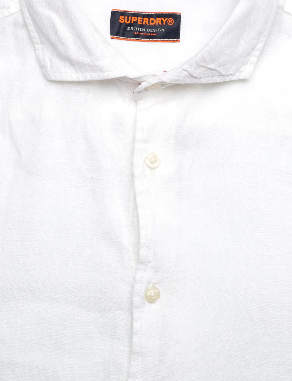 Superdry - VACATION L/S LINEN SHIRT - hørskjorter - optic - 3