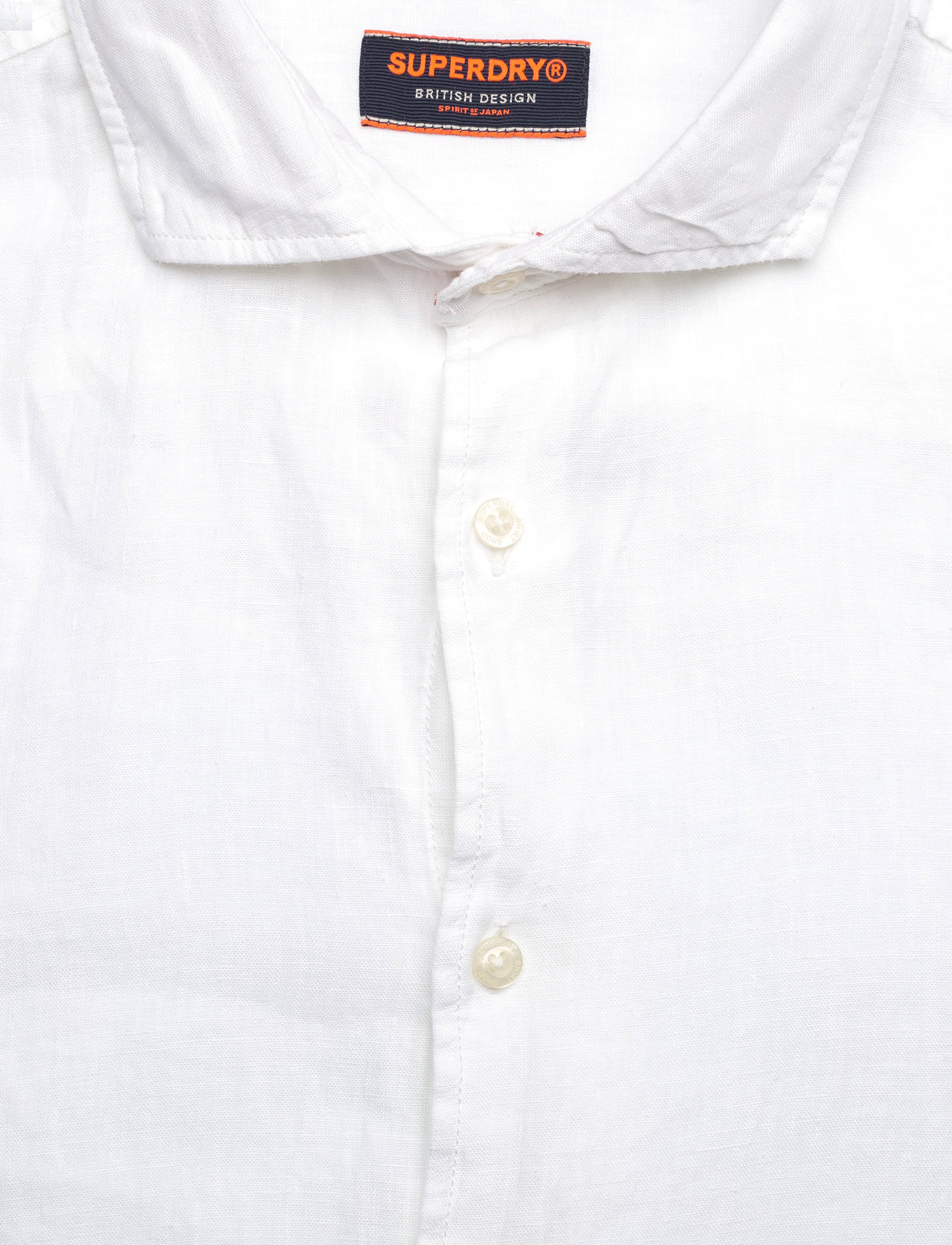 Superdry - VACATION L/S LINEN SHIRT - optic - 3