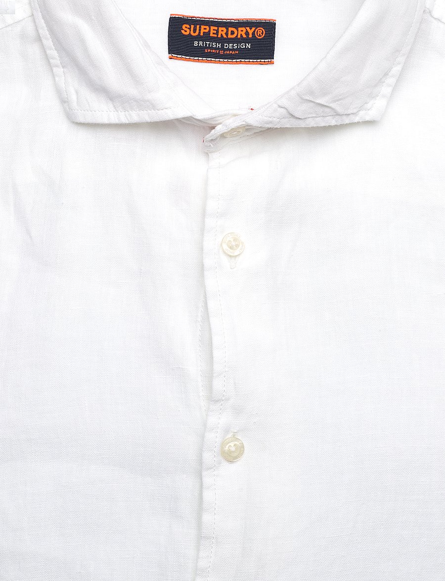 Superdry - VACATION L/S LINEN SHIRT - optic - 3