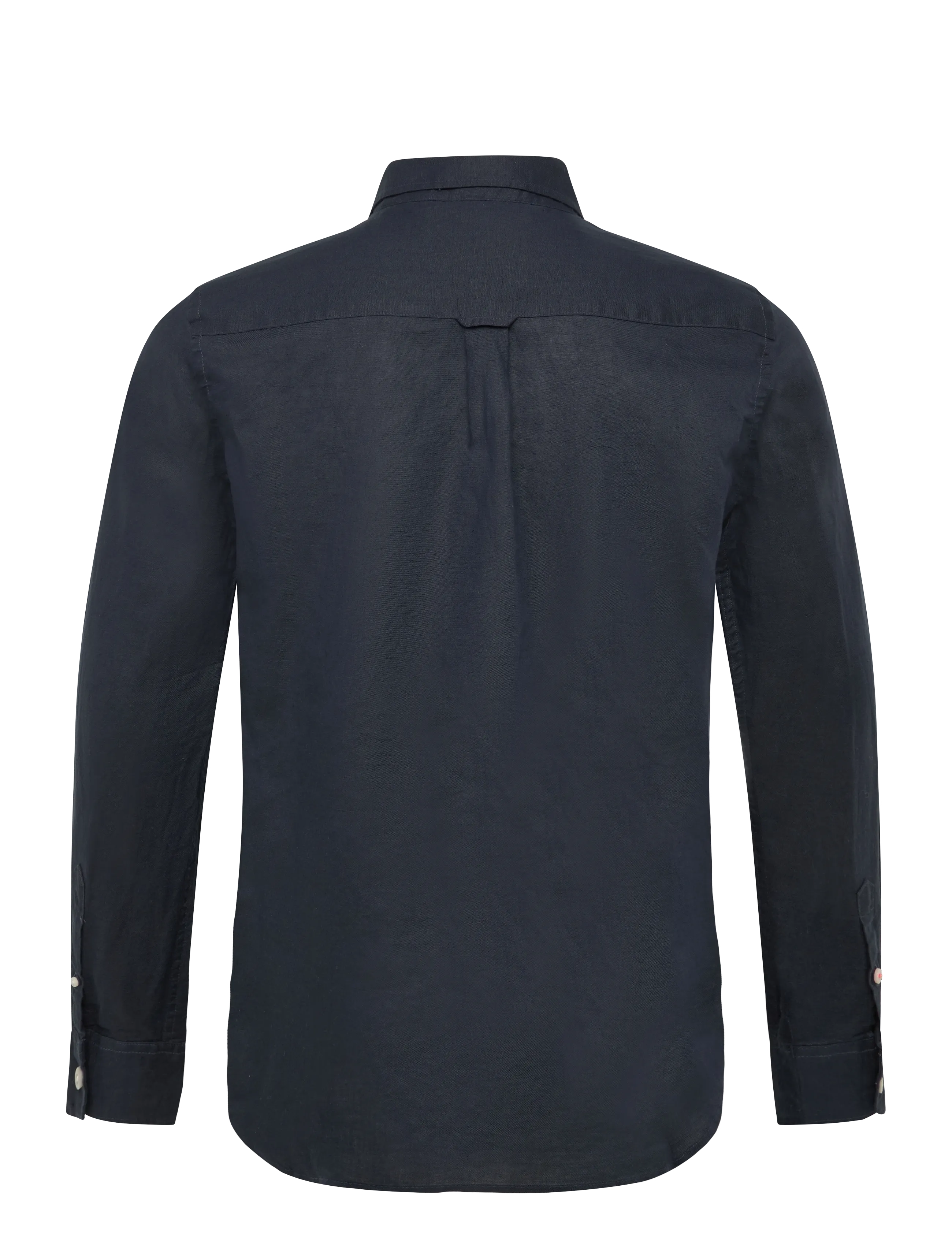 Superdry - COTTON LINEN LS SHIRT - linen shirts - eclipse navy - 2
