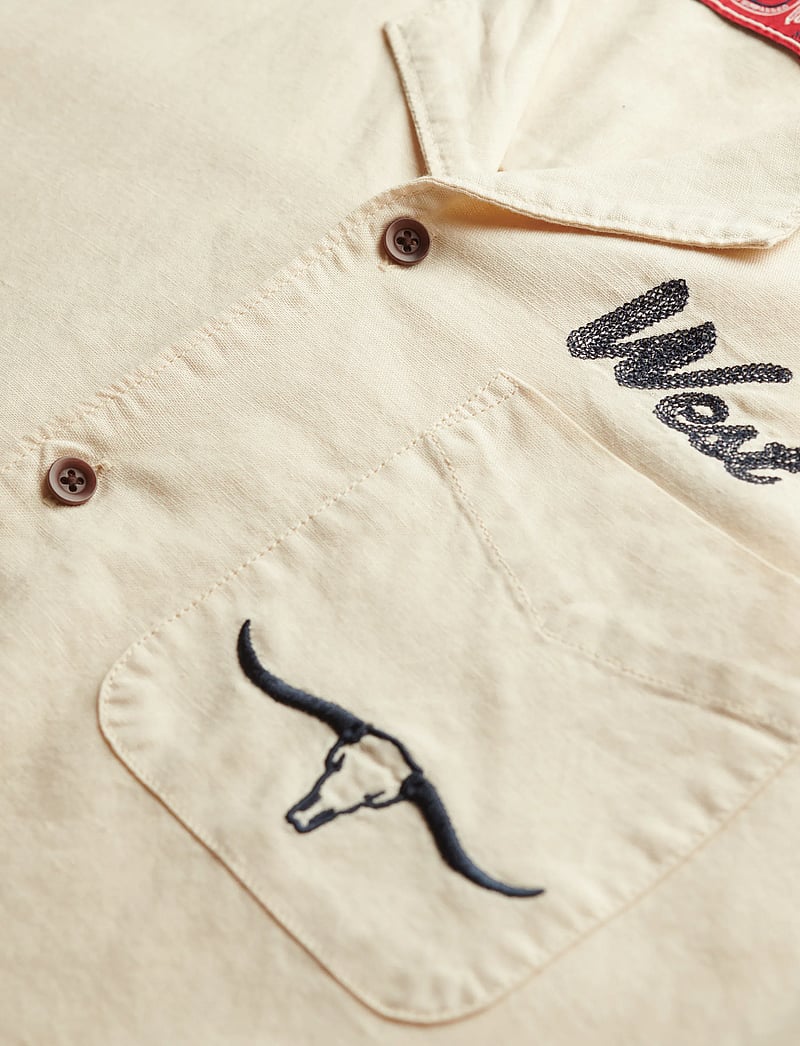 Superdry - MERCHANT RESORT SHIRT - linen shirts - oatmeal beige - 2