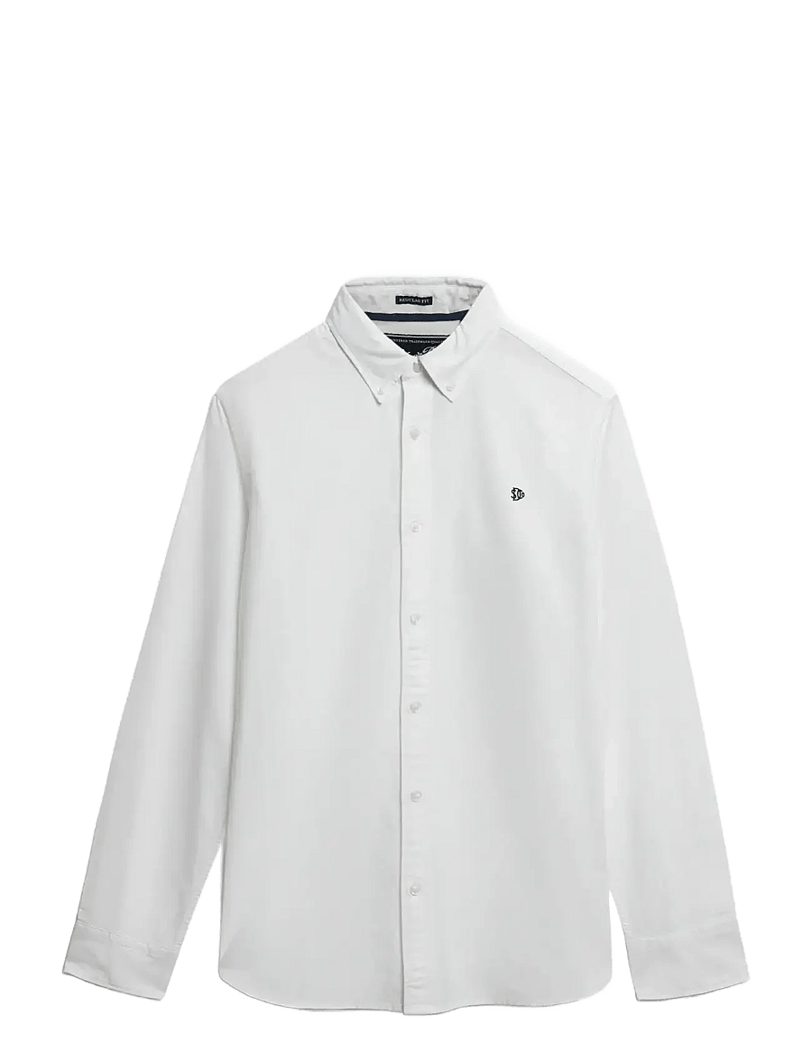 Superdry - CLASSIC OXFORD L/S SHIRT - optic white oxford - 1