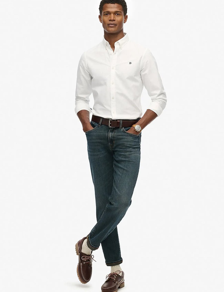 Superdry - CLASSIC OXFORD L/S SHIRT - optic white oxford - 5