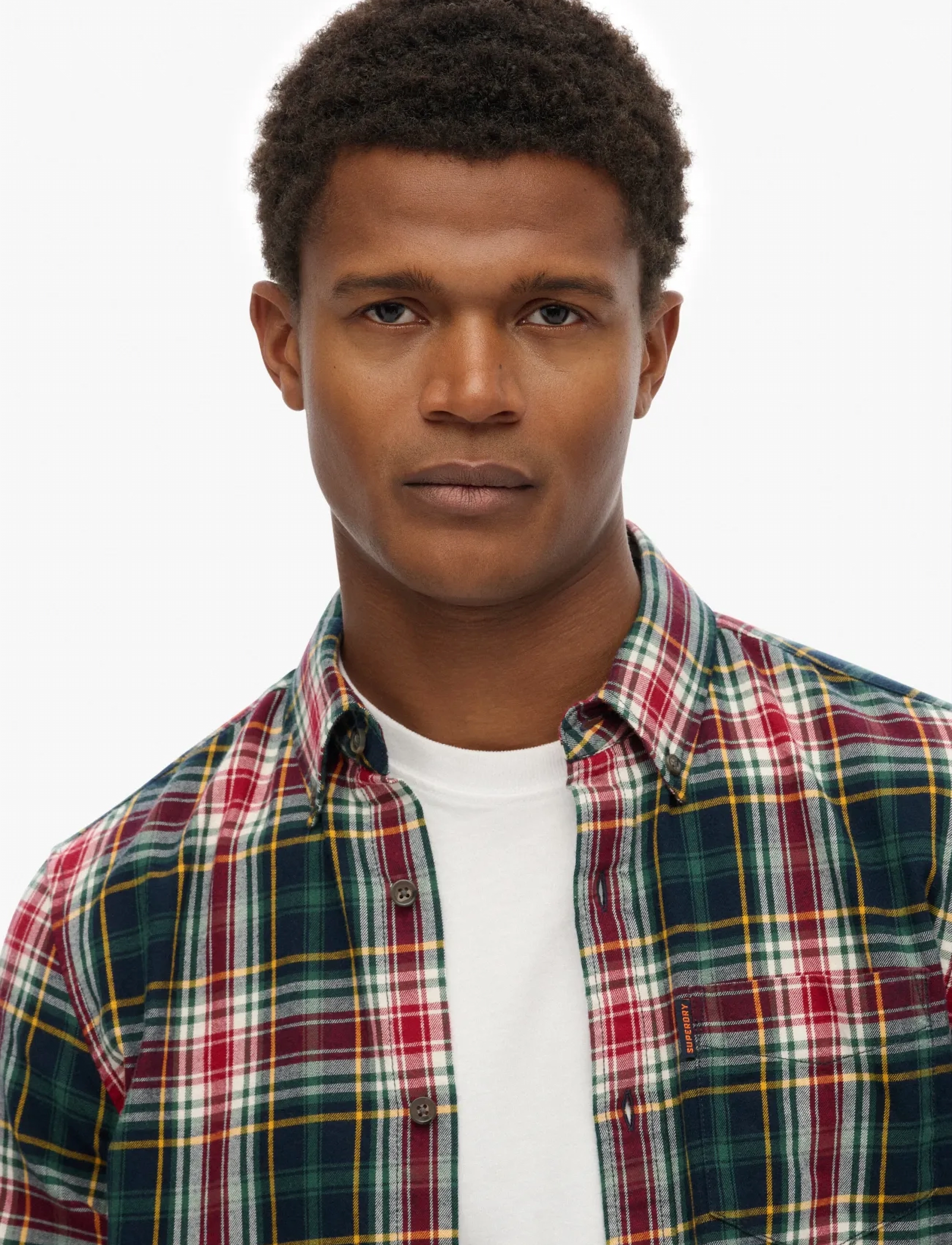 Superdry - VINTAGE CHECK SHIRT - mænd - grace check green - 4