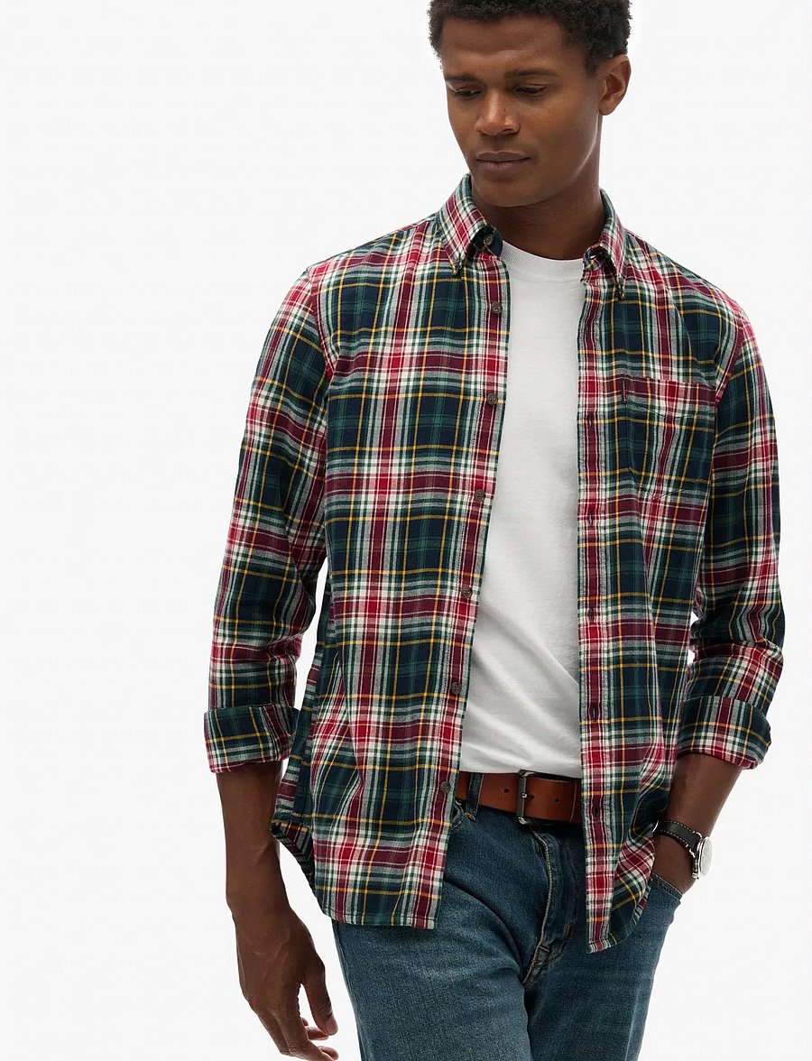Superdry - VINTAGE CHECK SHIRT - karierte hemden - grace check green - 5