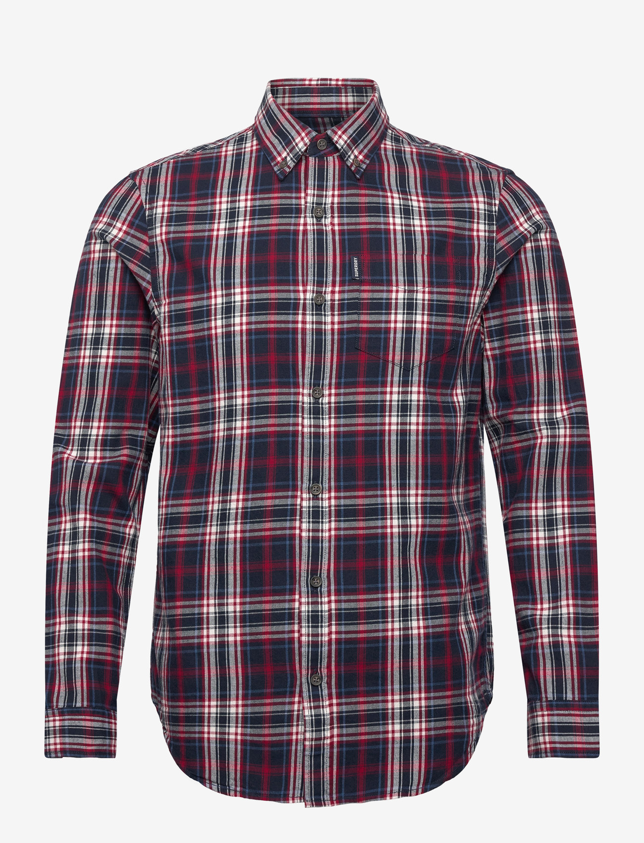 Superdry - VINTAGE CHECK SHIRT - ternede skjorter - grace check navy - 1