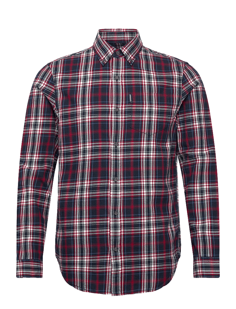 Superdry - VINTAGE CHECK SHIRT - ternede skjorter - grace check navy - 1