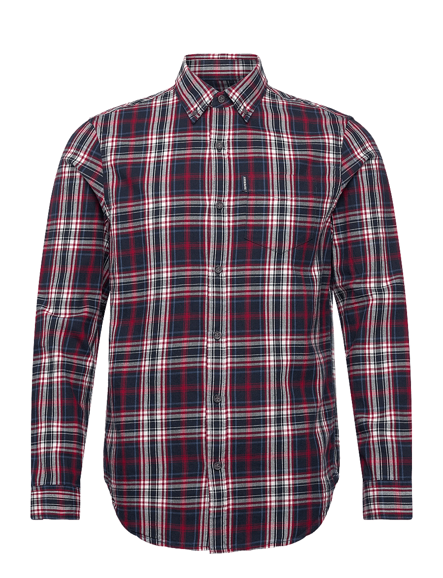 Superdry - VINTAGE CHECK SHIRT - karierte hemden - grace check navy - 1