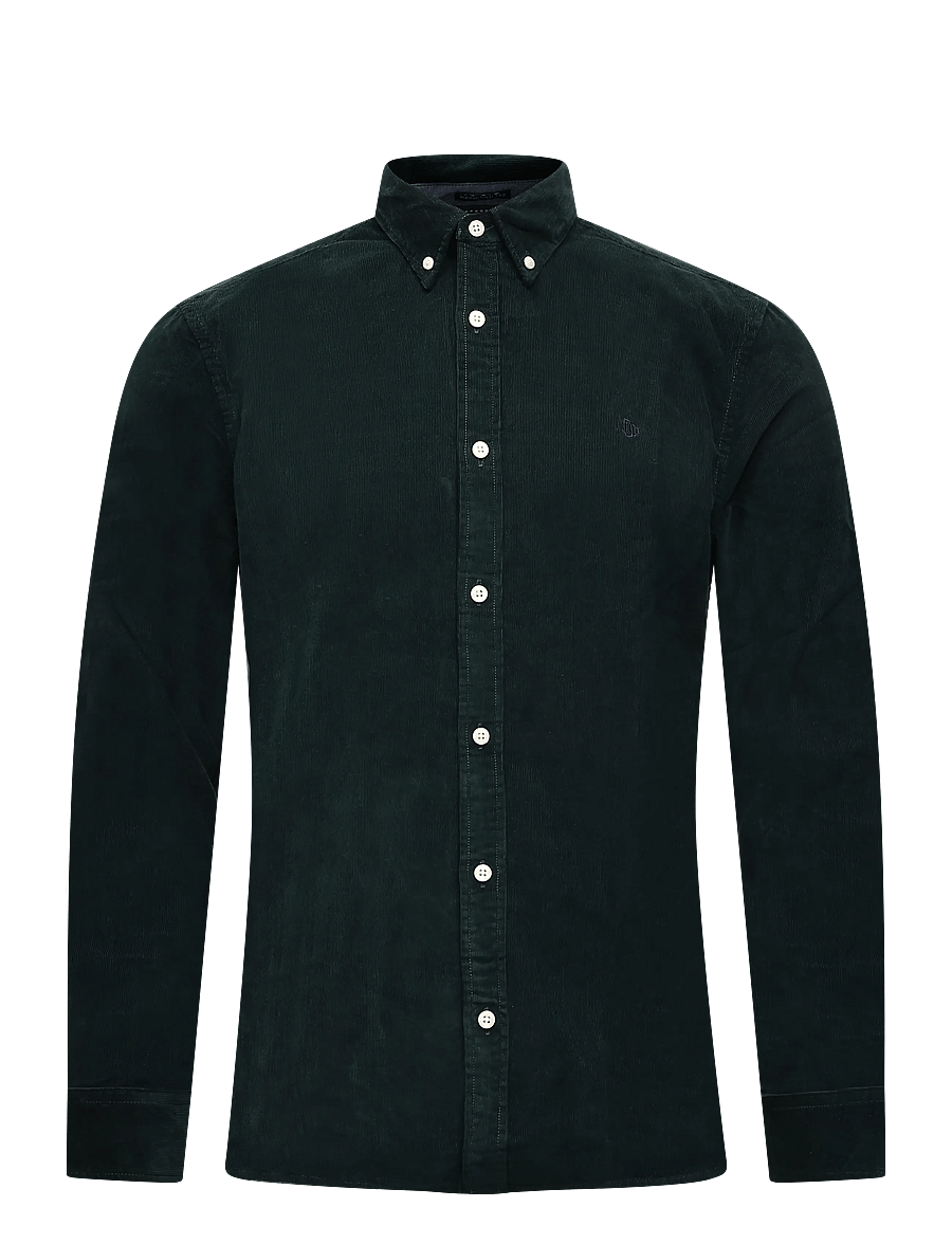 Superdry - CLASSIC NEEDLE CORD SHIRT - cordhemden - eagle green - 1