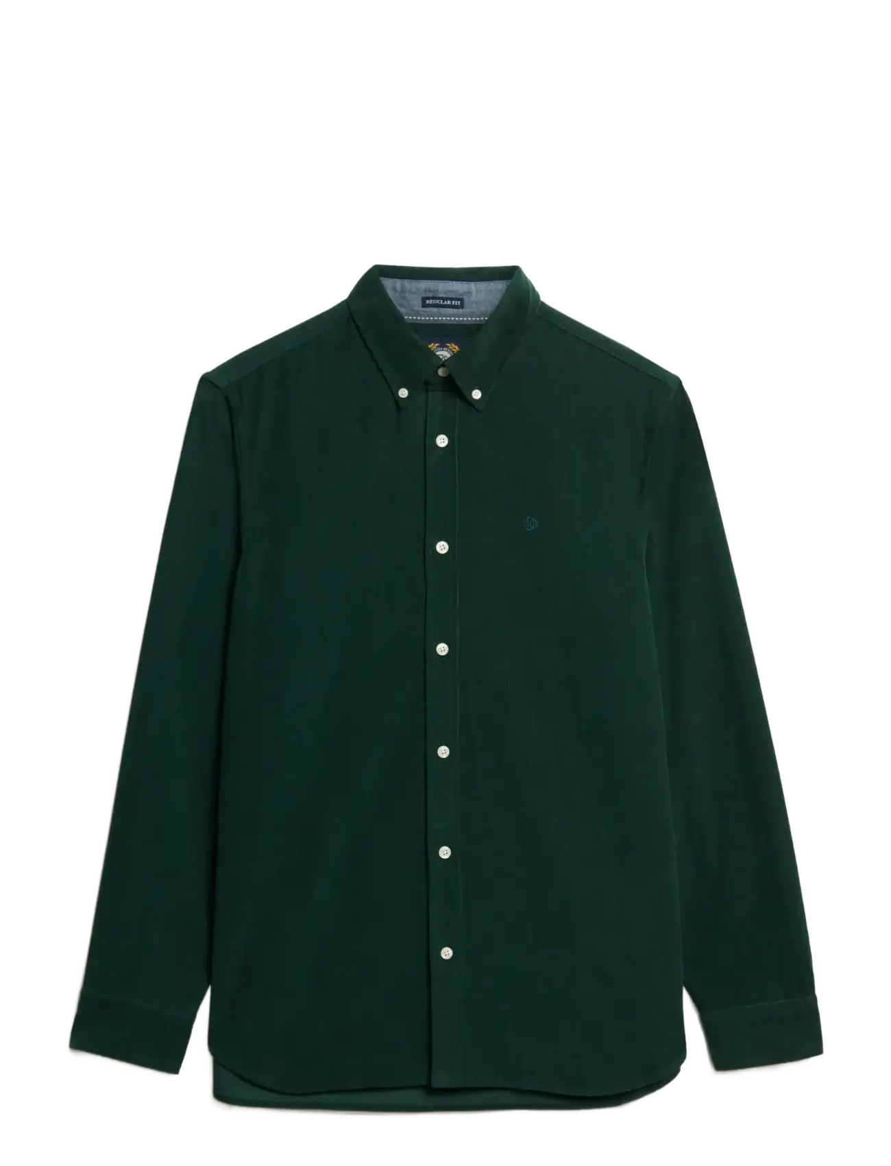 SUPERDRY Klassisch Needle Cord Shirt Grün - XXL - Herren