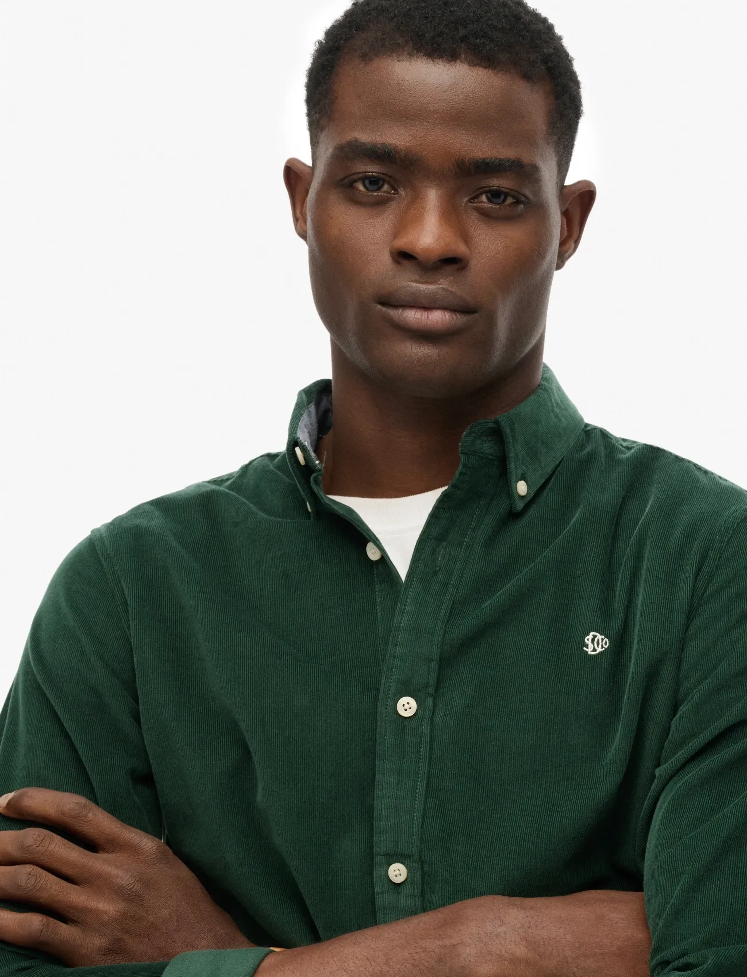 Superdry - CLASSIC NEEDLE CORD SHIRT - cordhemden - enamel green - 4