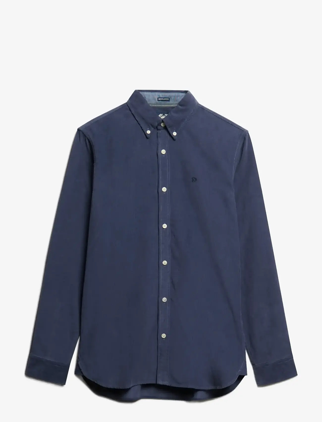 Superdry - CLASSIC NEEDLE CORD SHIRT - cordhemden - lauren navy - 1