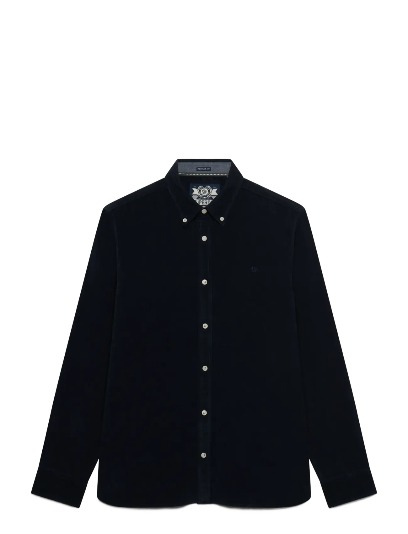 Superdry - CLASSIC NEEDLE CORD SHIRT - corduroy shirts - rich navy - 1