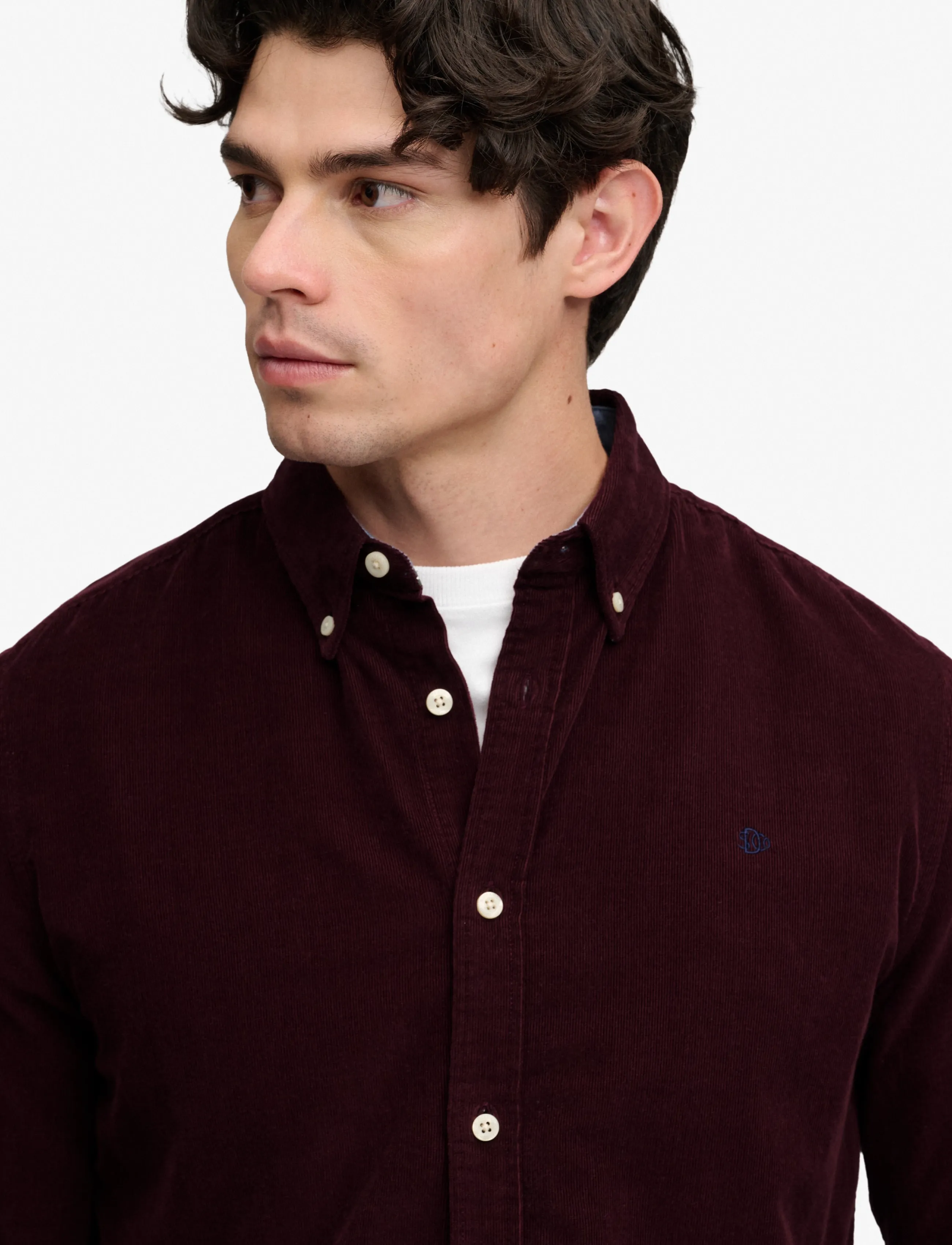 Superdry - CLASSIC NEEDLE CORD SHIRT - manchesterskjortor - winter port - 4