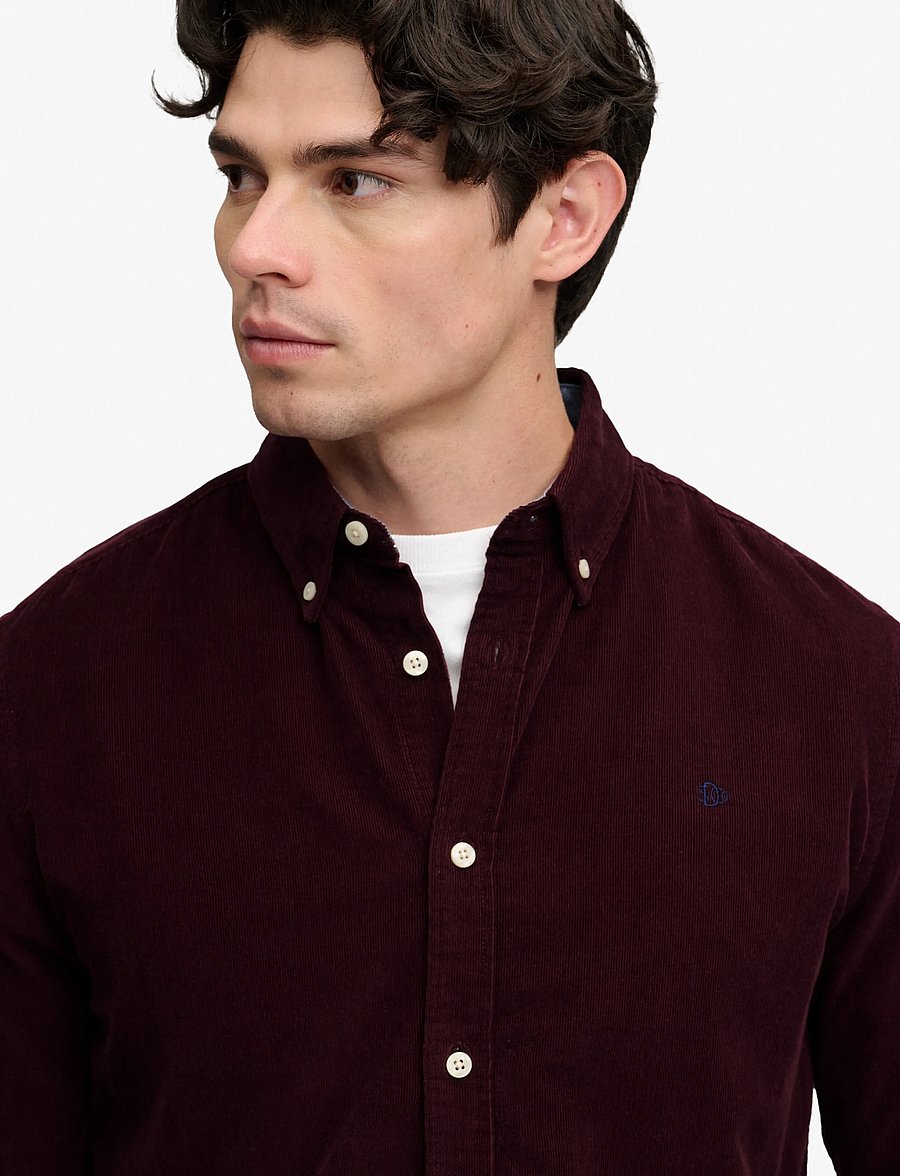 Superdry - CLASSIC NEEDLE CORD SHIRT - manchesterskjortor - winter port - 4