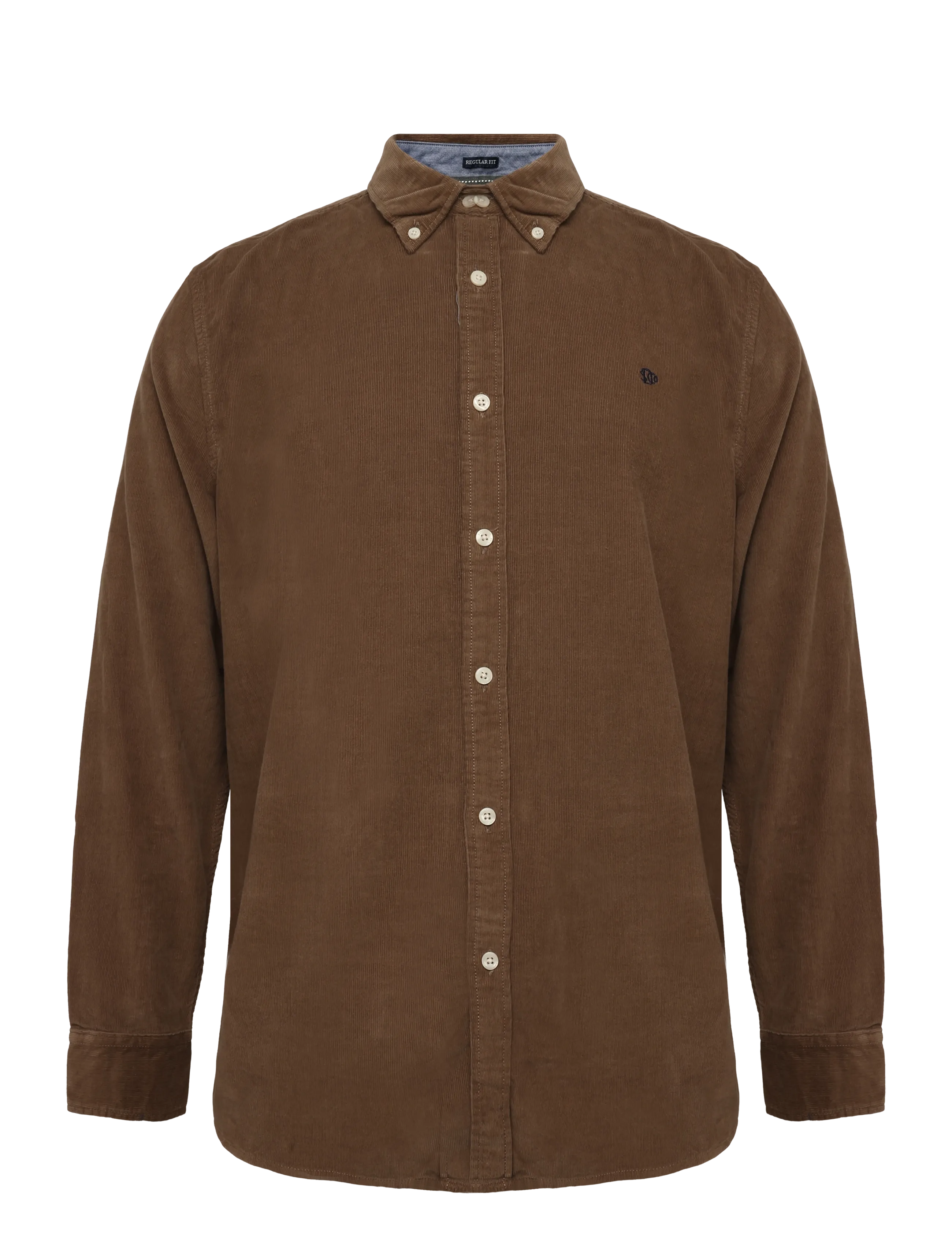 Superdry - CLASSIC NEEDLE CORD SHIRT - velvetsärgid - winter twig beige - 1