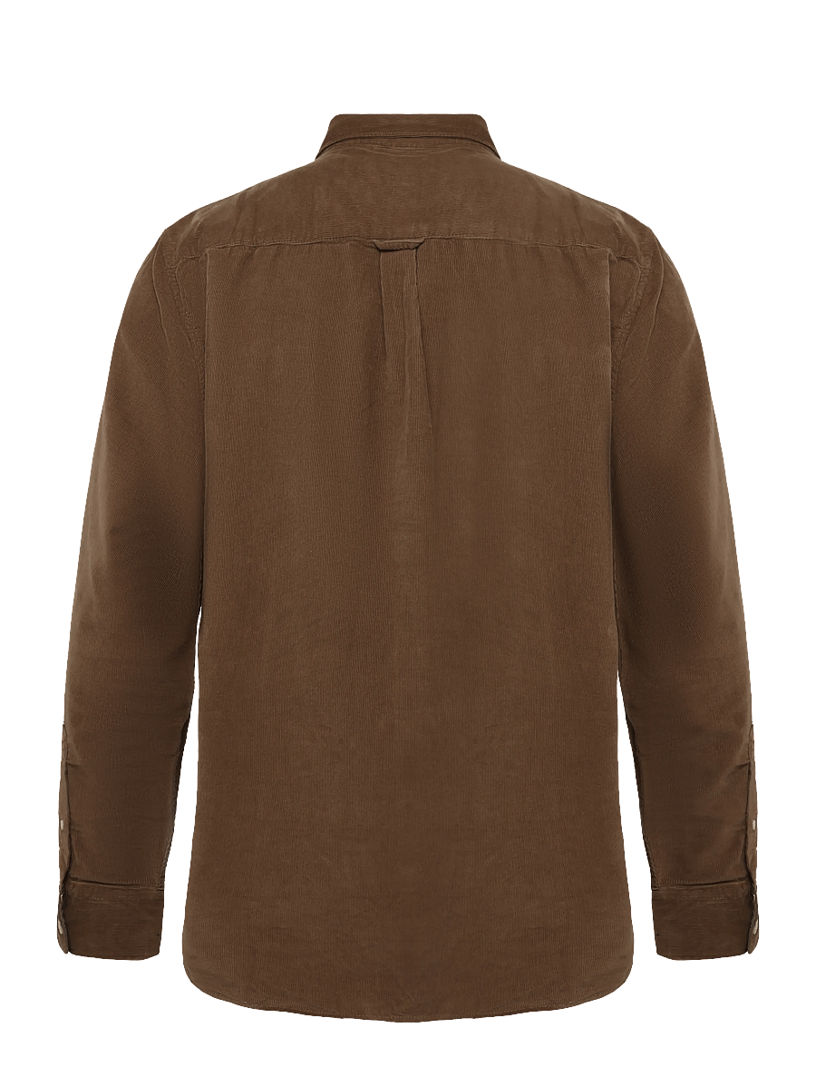 Superdry - CLASSIC NEEDLE CORD SHIRT - velvetsärgid - winter twig beige - 2