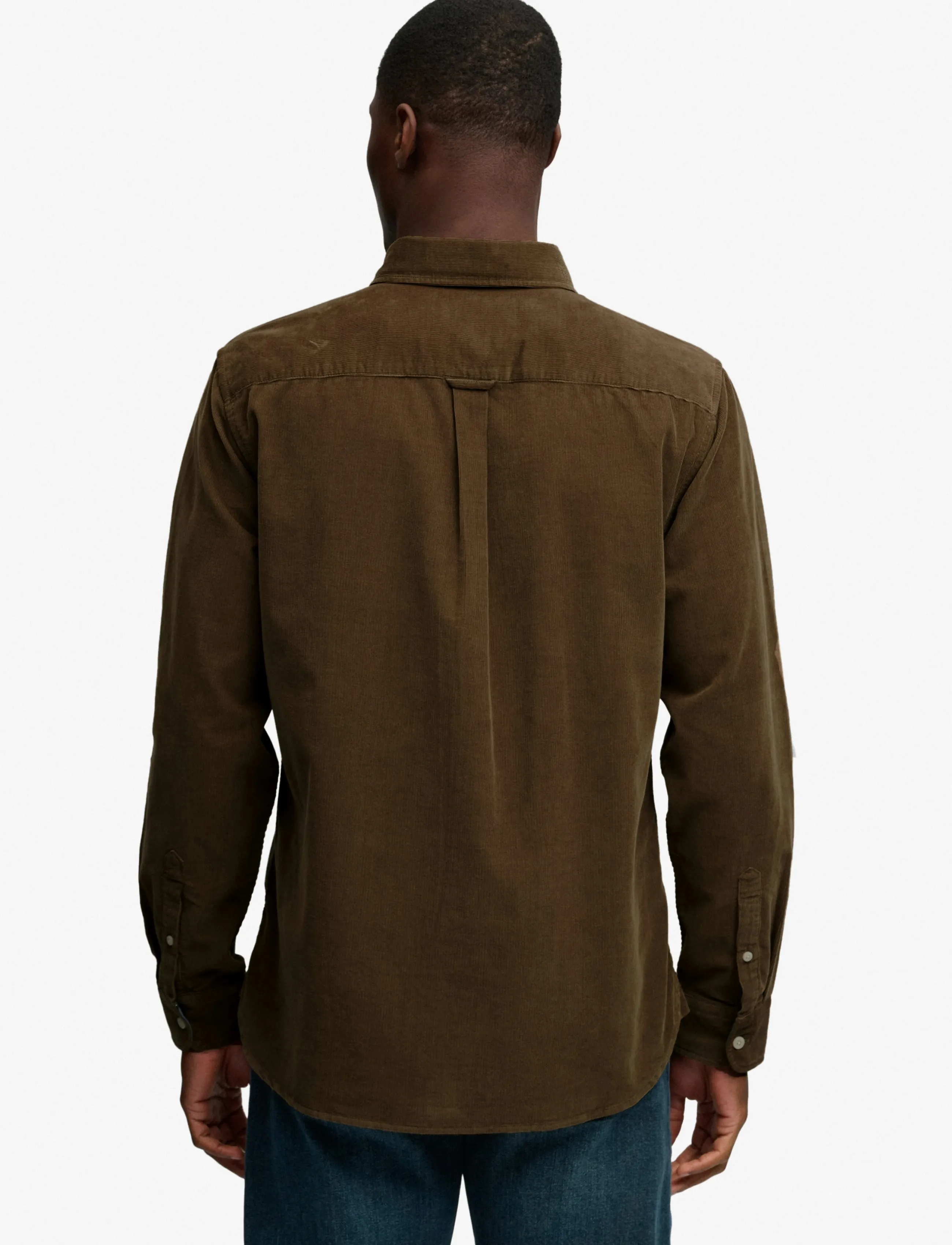 Superdry - CLASSIC NEEDLE CORD SHIRT - cordhemden - winter twig beige - 2