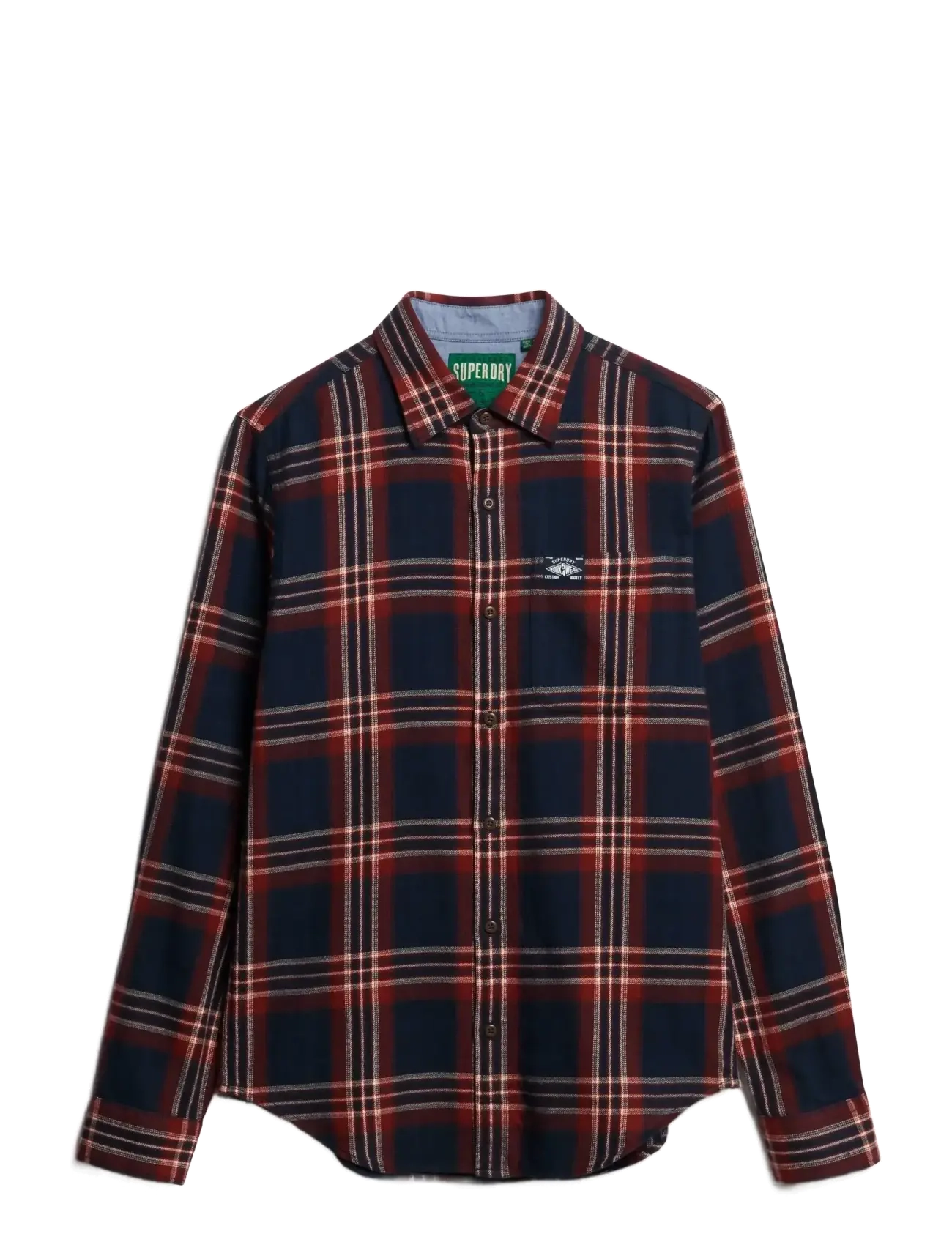 Superdry L/S COTTON LUMBERJACK SHIRT - Superdry - MICHIGAN CHECK NAVY / navy