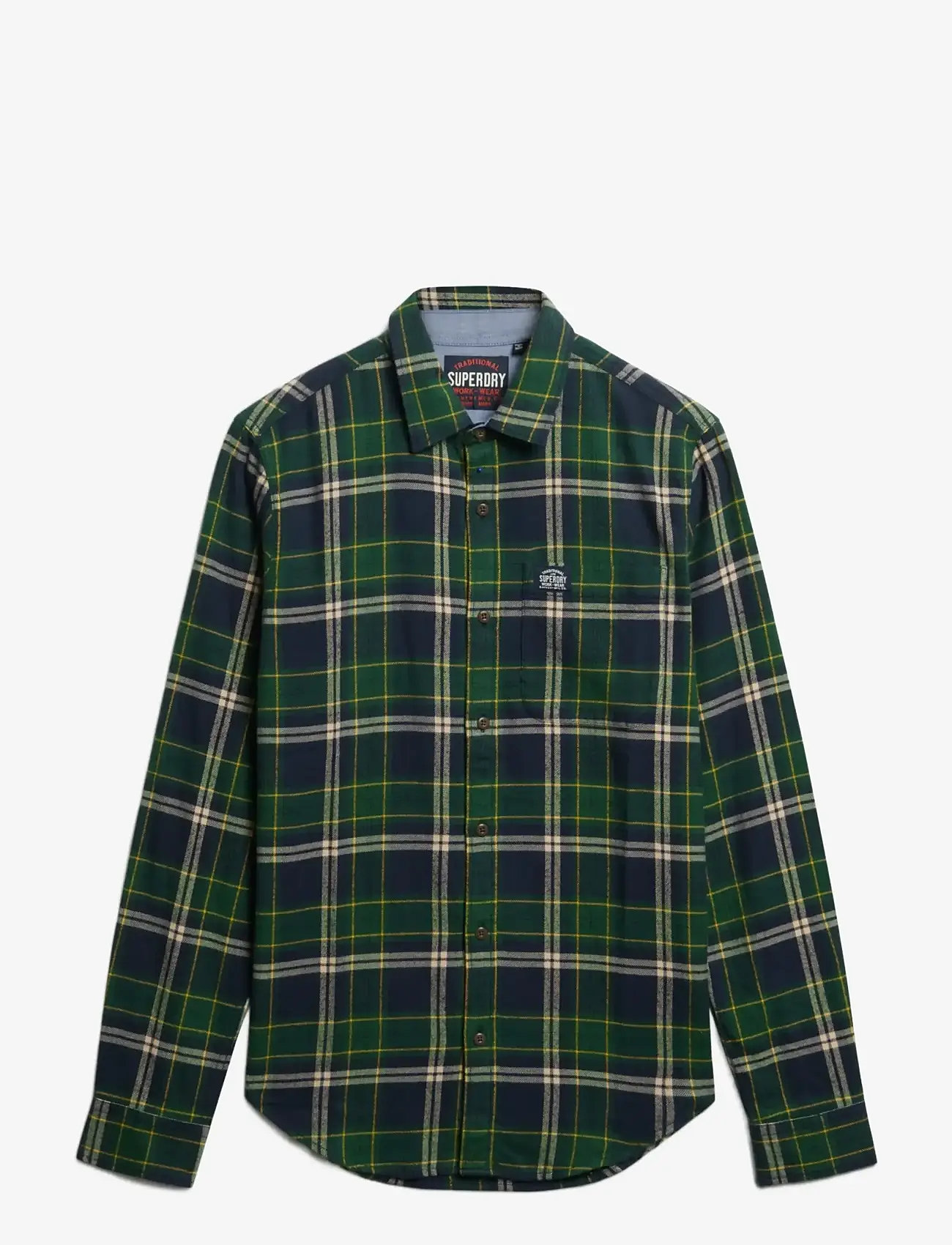 Superdry - L/S COTTON LUMBERJACK SHIRT - karierte hemden - peyton check navy - 1
