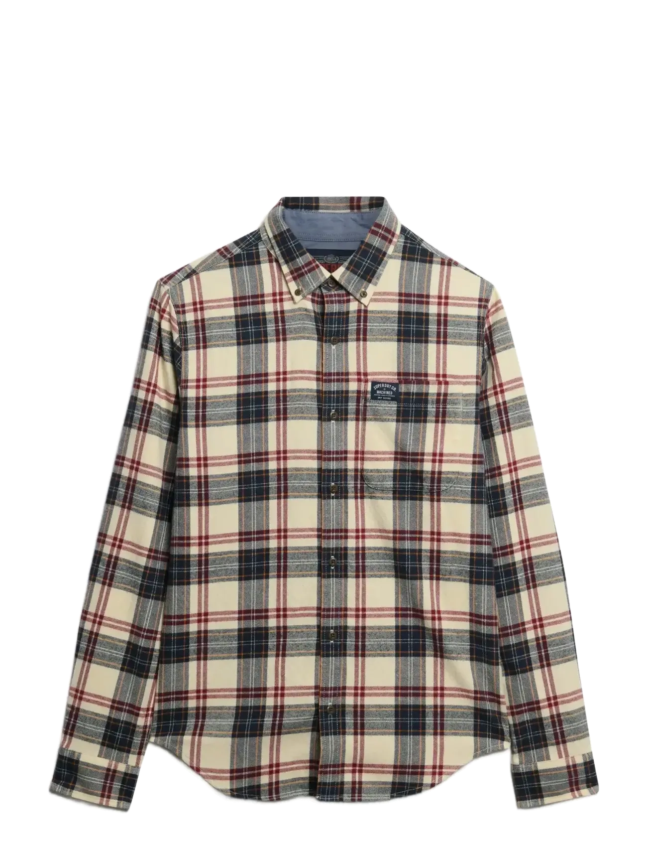 Superdry L/S COTTON LUMBERJACK SHIRT - Skjorter - PEYTON CHECK WHITE / multi