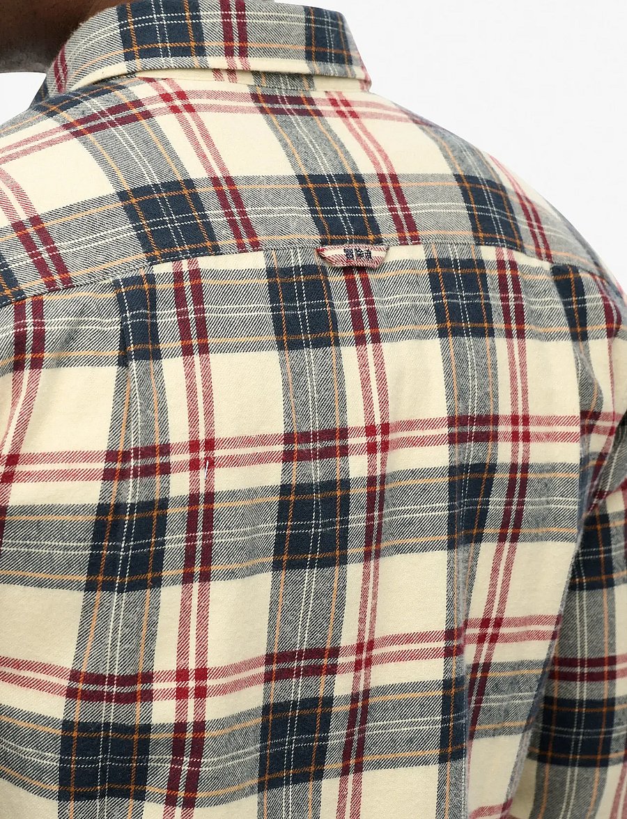 Superdry - L/S COTTON LUMBERJACK SHIRT - koszule w kratkę - peyton check white - 3