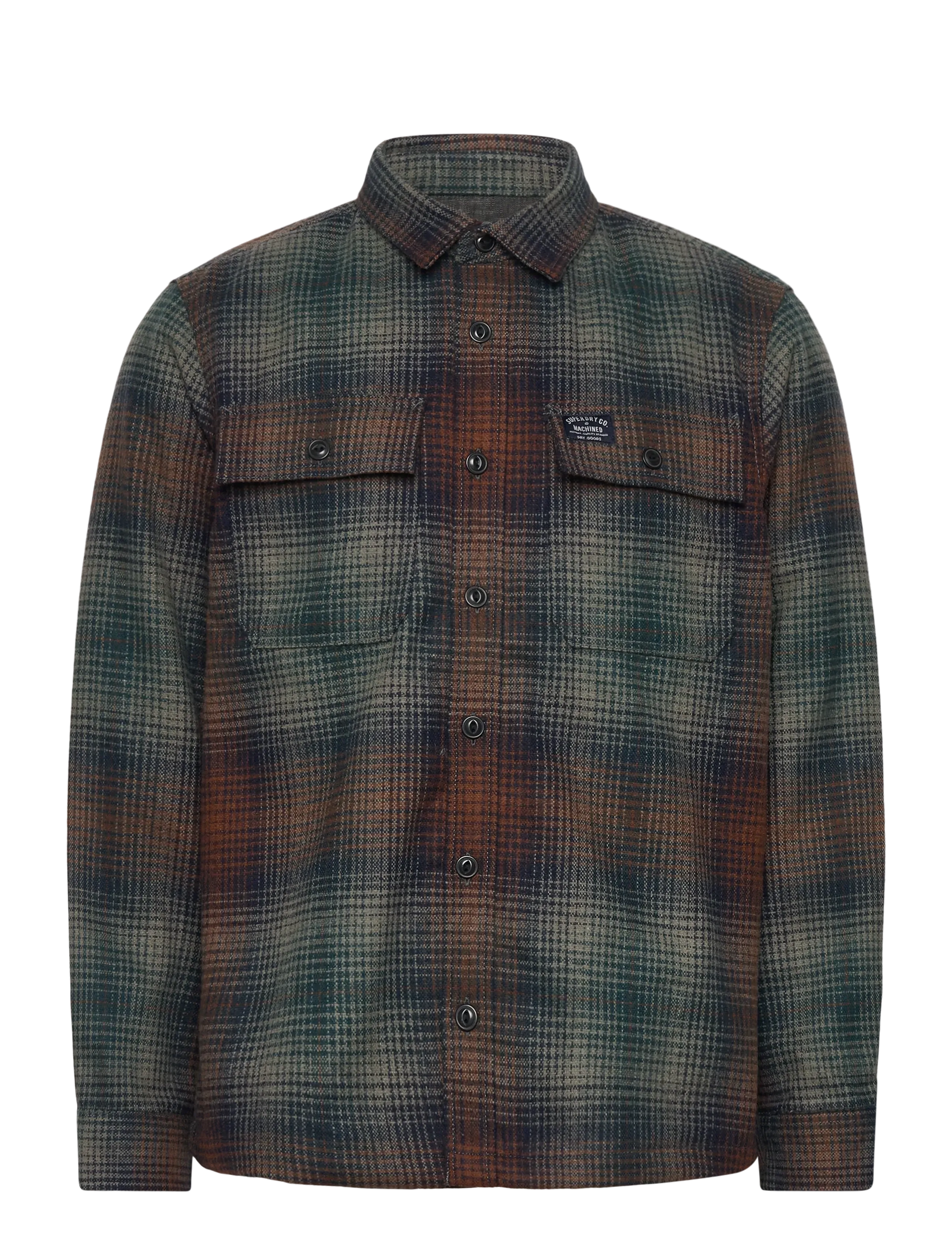 WOOL MILLER OVERSHIRT - WESTERN OMBRE BRONZE