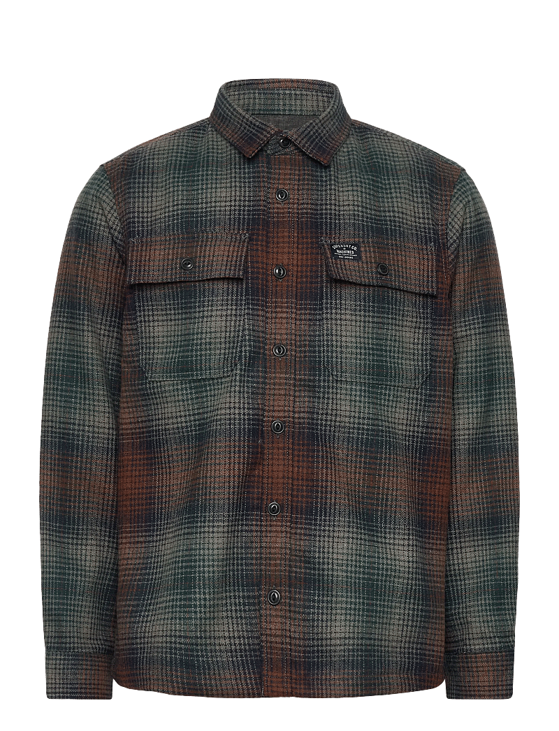 Superdry - WOOL MILLER OVERSHIRT - kollektsioonid - western ombre bronze - 1