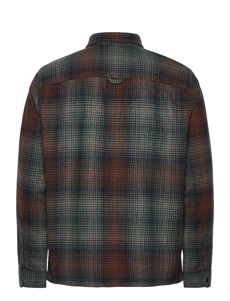 Superdry - WOOL MILLER OVERSHIRT - kollektsioonid - western ombre bronze - 2