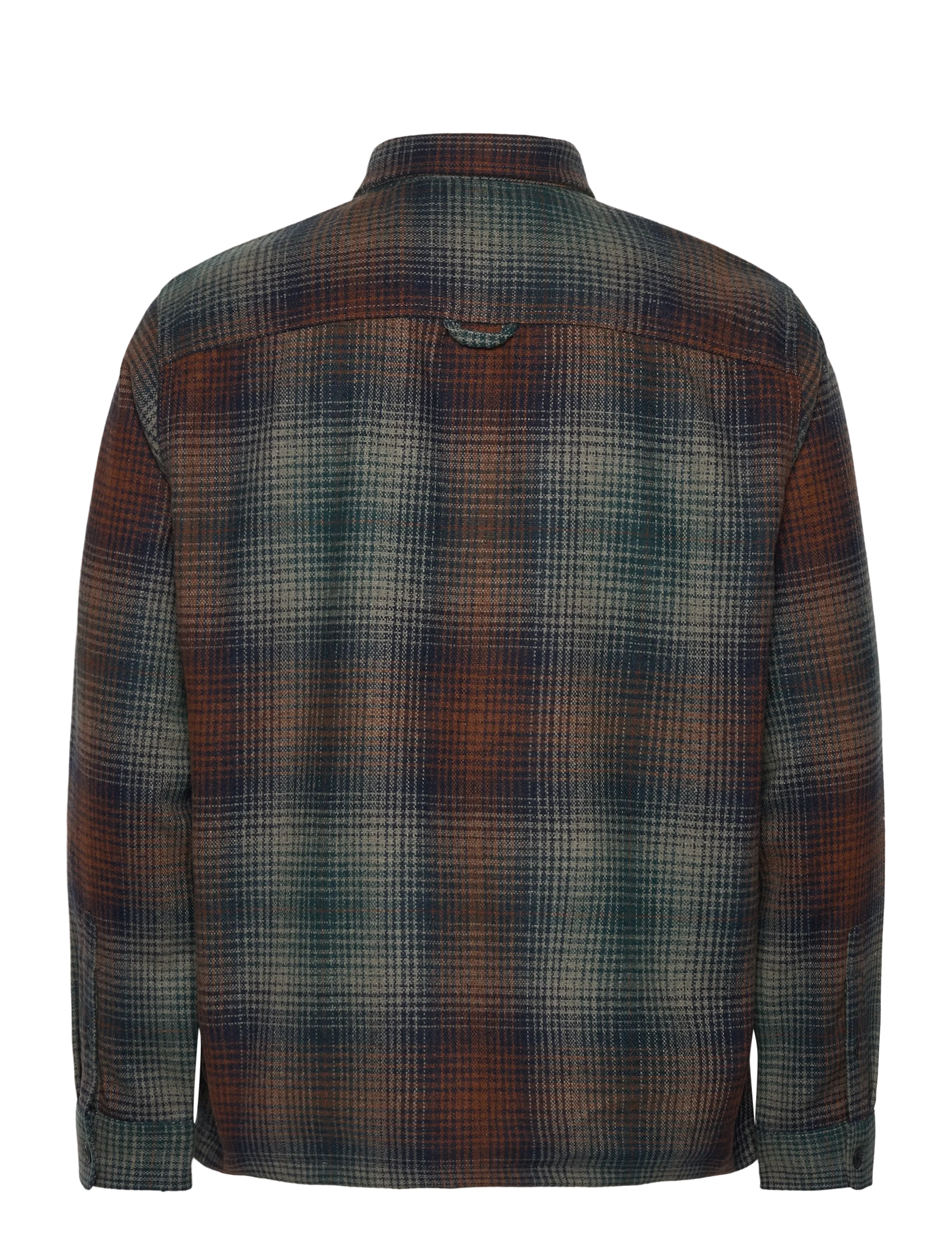 Superdry - WOOL MILLER OVERSHIRT - kollektioner - western ombre bronze - 2