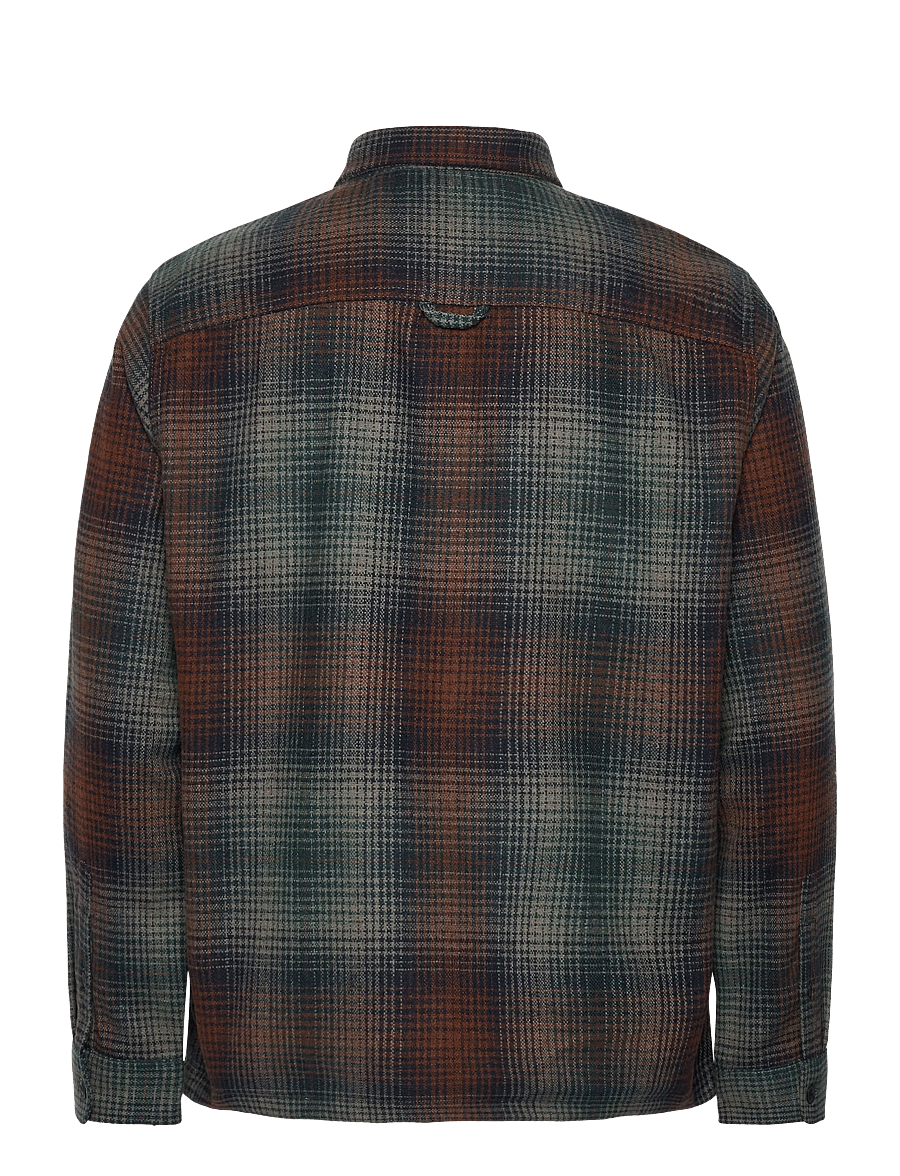 Superdry - WOOL MILLER OVERSHIRT - kollektioner - western ombre bronze - 2