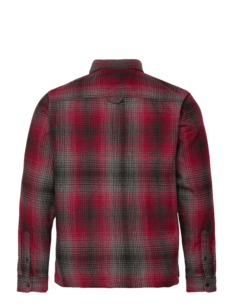 Superdry - WOOL MILLER OVERSHIRT - kollektioner - western ombre red - 2