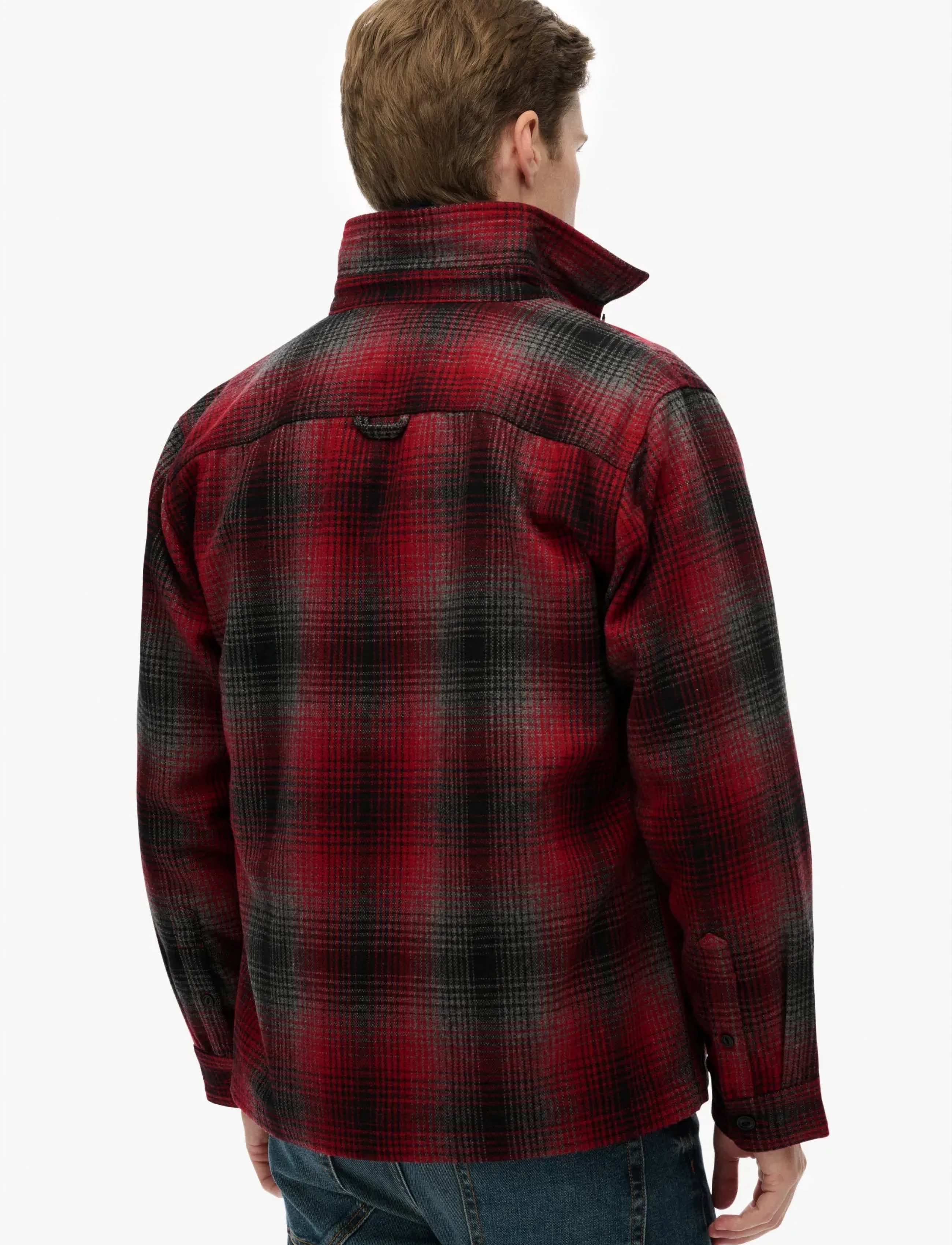 Superdry Wool Miller Overshirt overshirts herr – bild 4