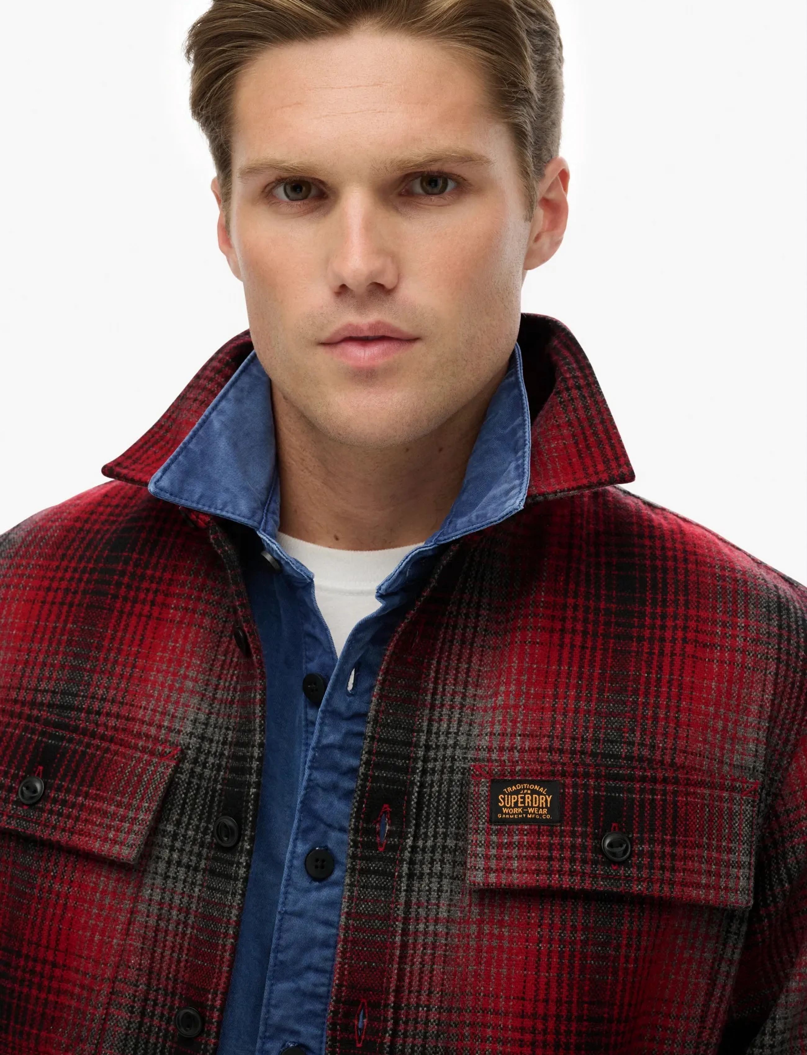 Superdry Wool Miller Overshirt overshirts herr – bild 5