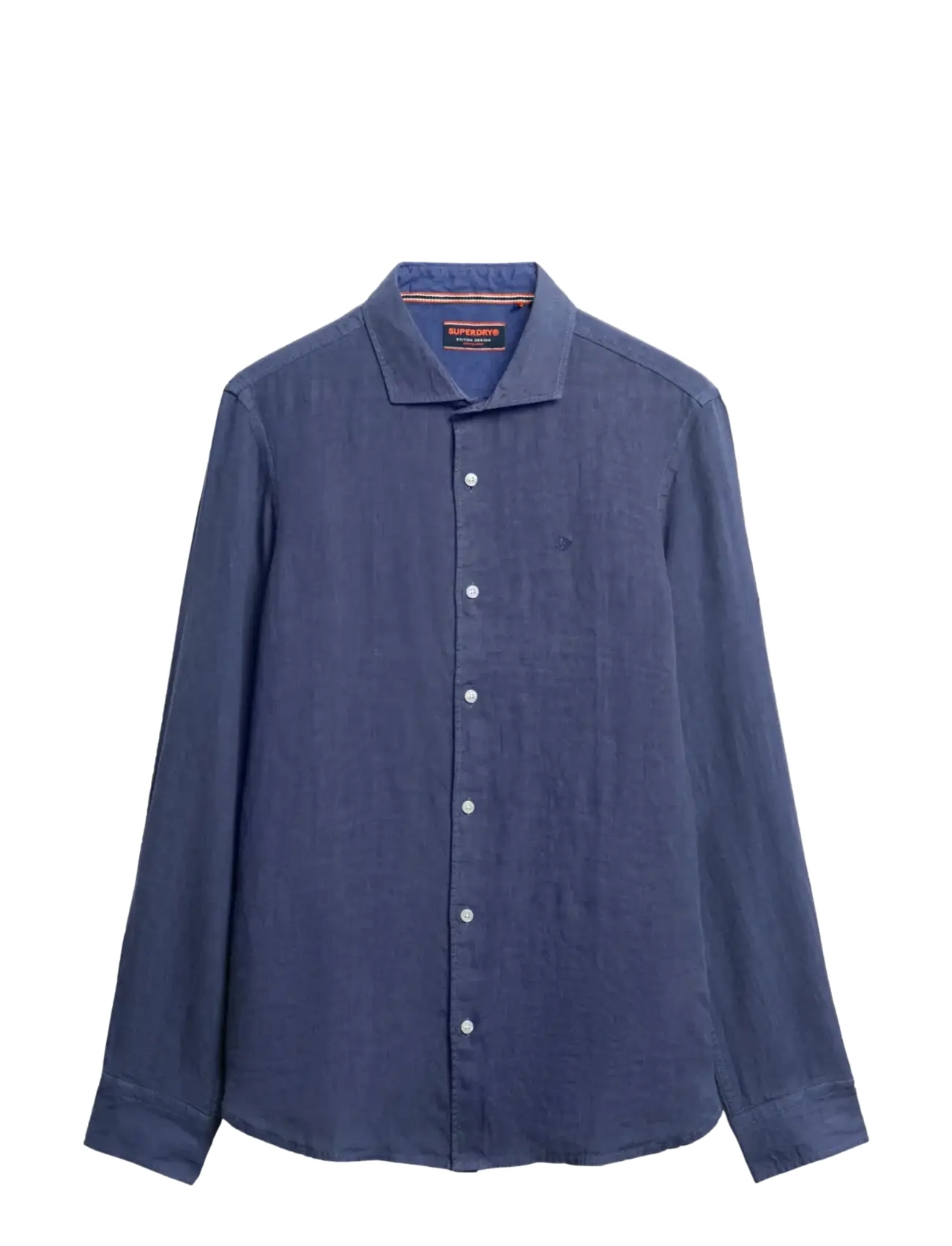 Superdry - SD EMB VACATION LS LINEN SHIRT - linen shirts - mariner navy - 2